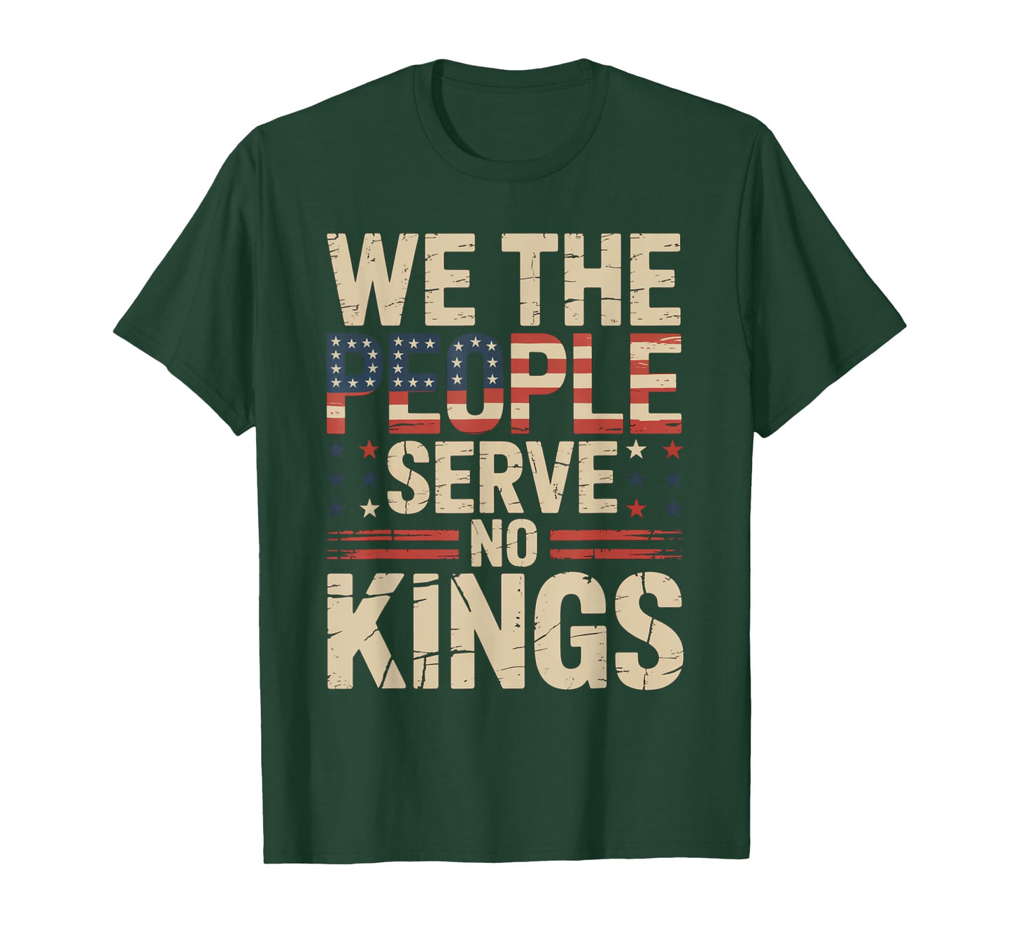 No Kings In America, Democracy, We The People T-Shirt