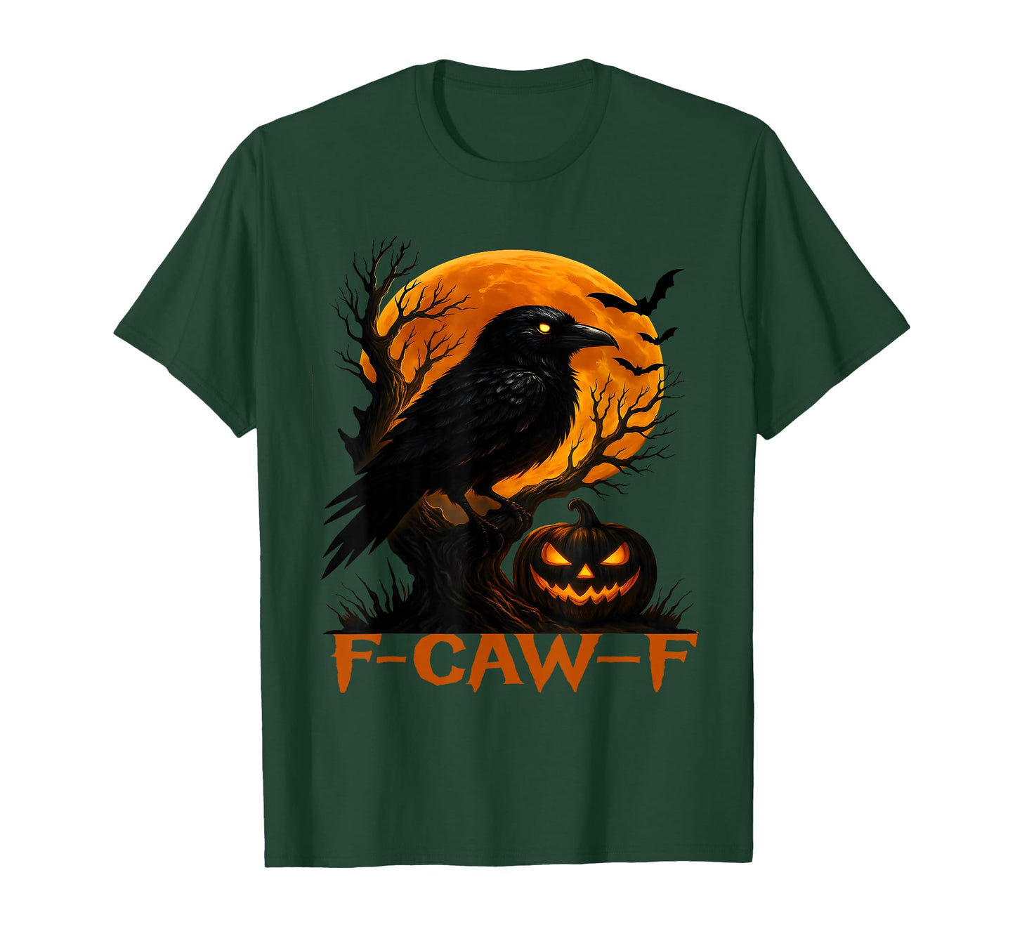 Black Crow, F-Caw-F Funny Black Bird T-Shirt