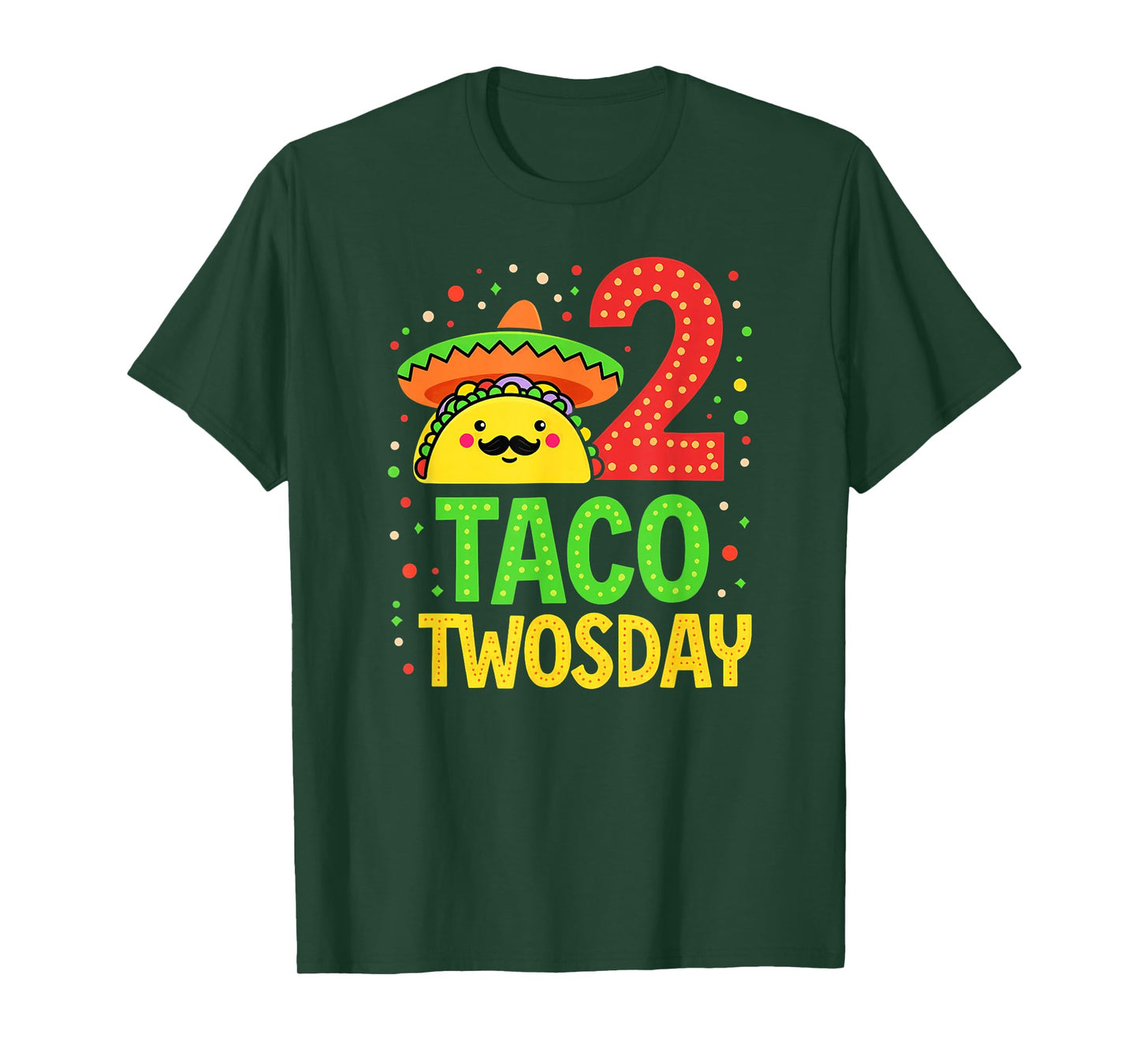 Cinco De Mayo Taco Twosday 2nd Birthday Party T-Shirt