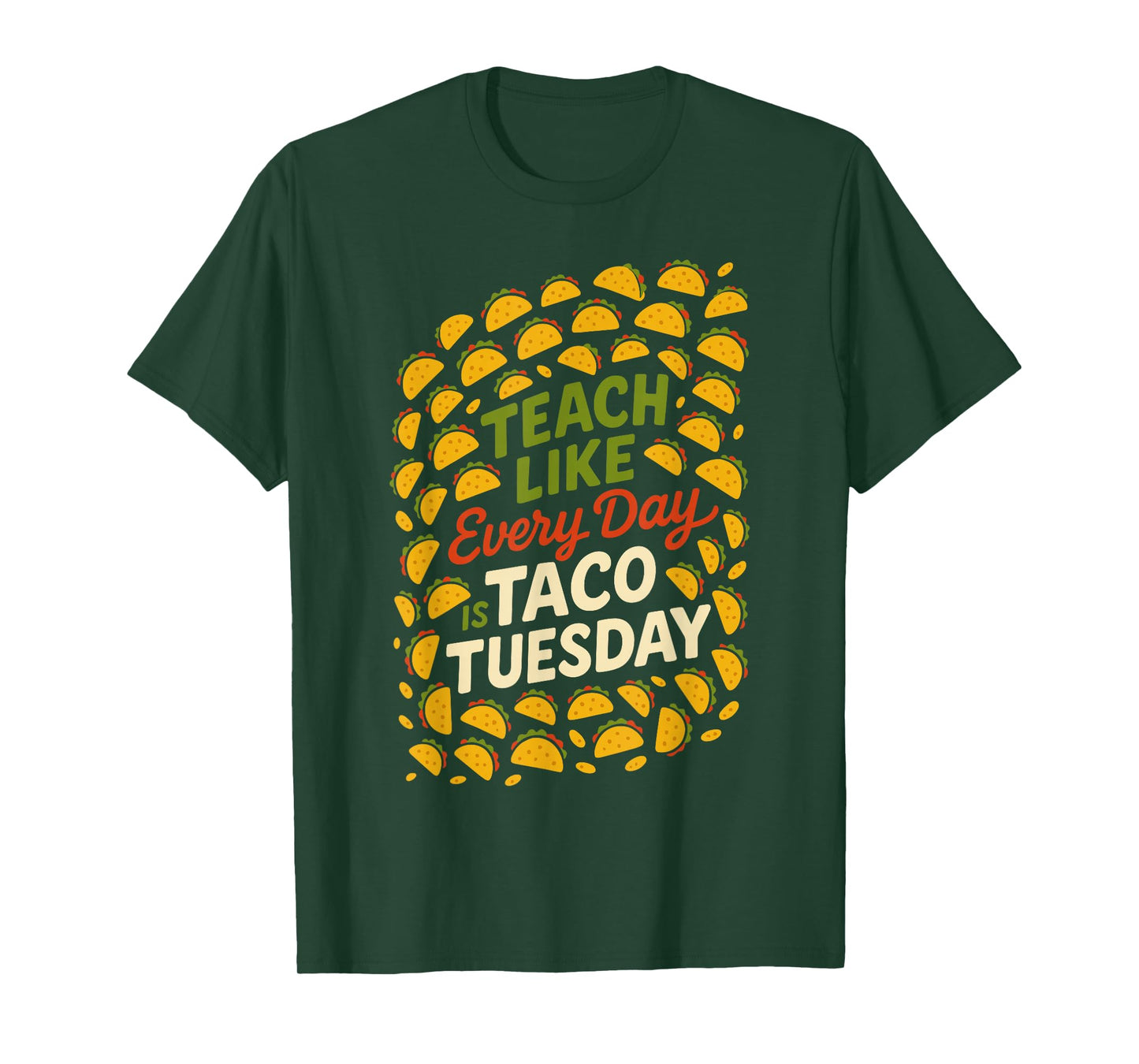 Funny Teacher Taco Tuesday Foodie Classroom Humor T-Shirt