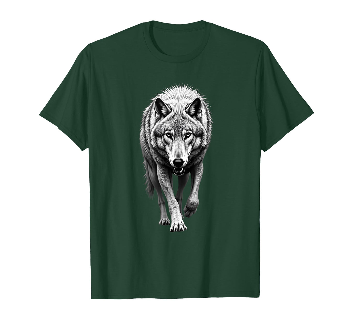 Wild Wolf Family Protector Mountain Forest Spirit Style T-Shirt