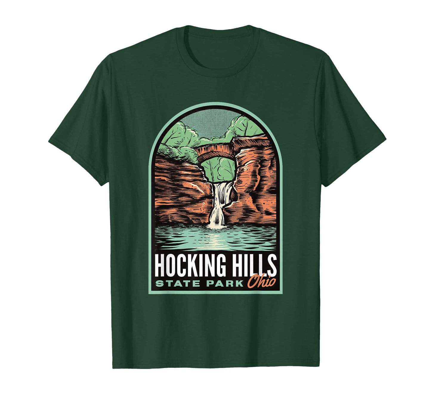 Hocking Hills State Park Ohio Vintage T-Shirt