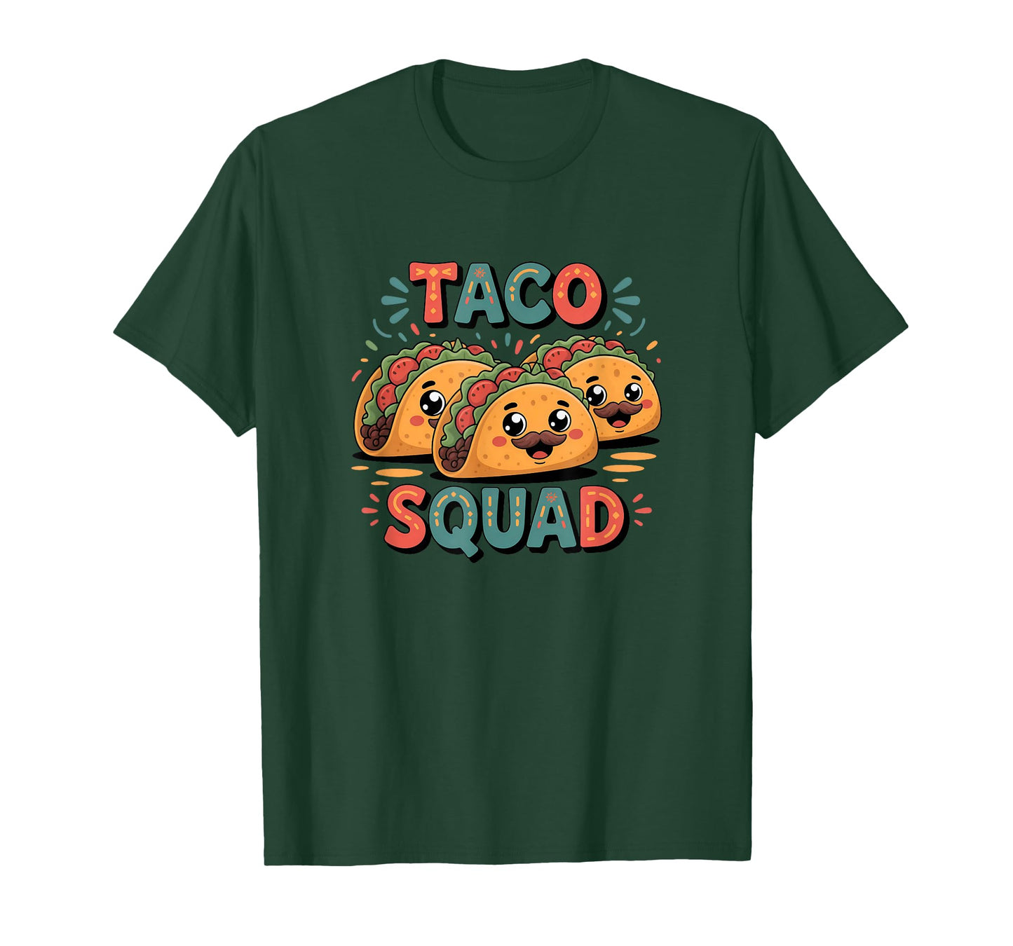 Taco Tuesday Squad Mexican Food T-Shirt