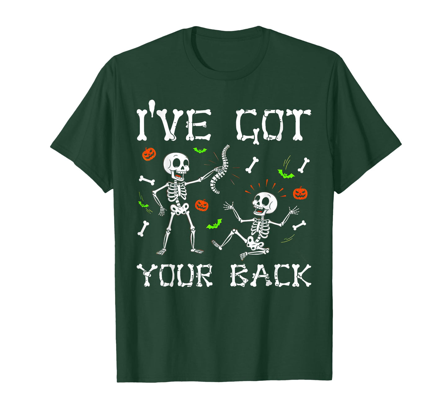 Halloween Skeletons Ive Got Your Back Costume Men Women Kids T-Shirt