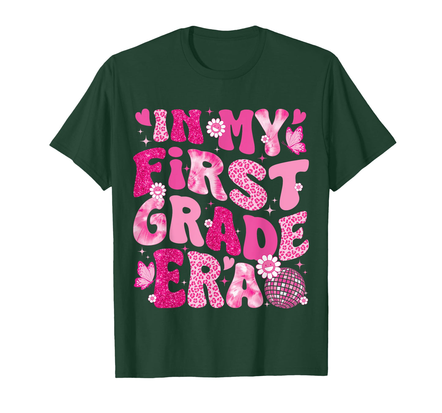 In My First Grade Era Teachers Women Back To School Girls T-Shirt