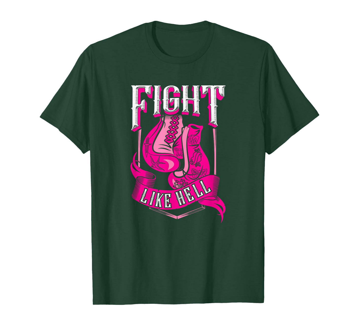 Breast Cancer Fight Like Hell Shirt Pink Survivor Fighter