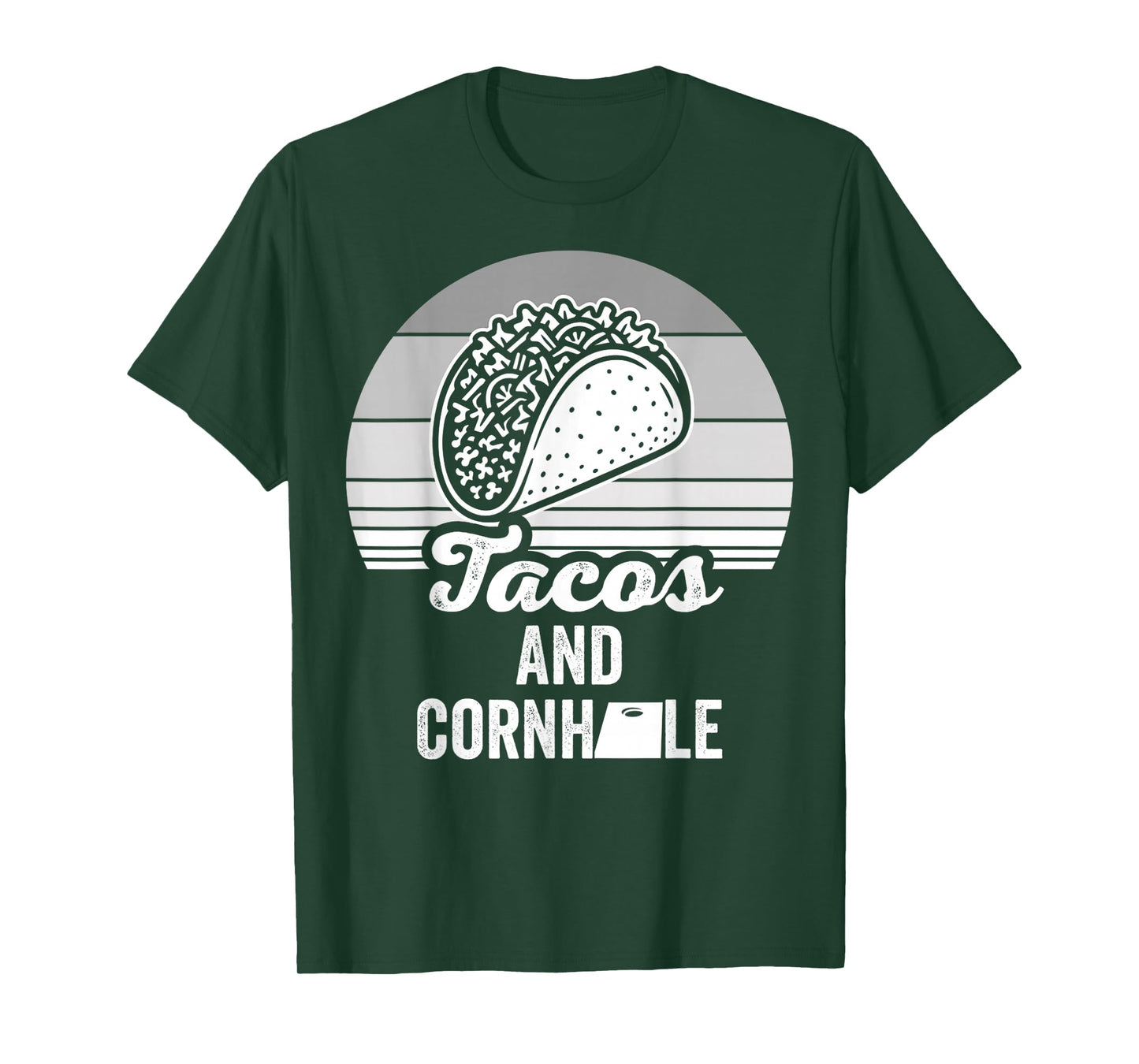 Tacos and Cornhole Fun Design T-Shirt