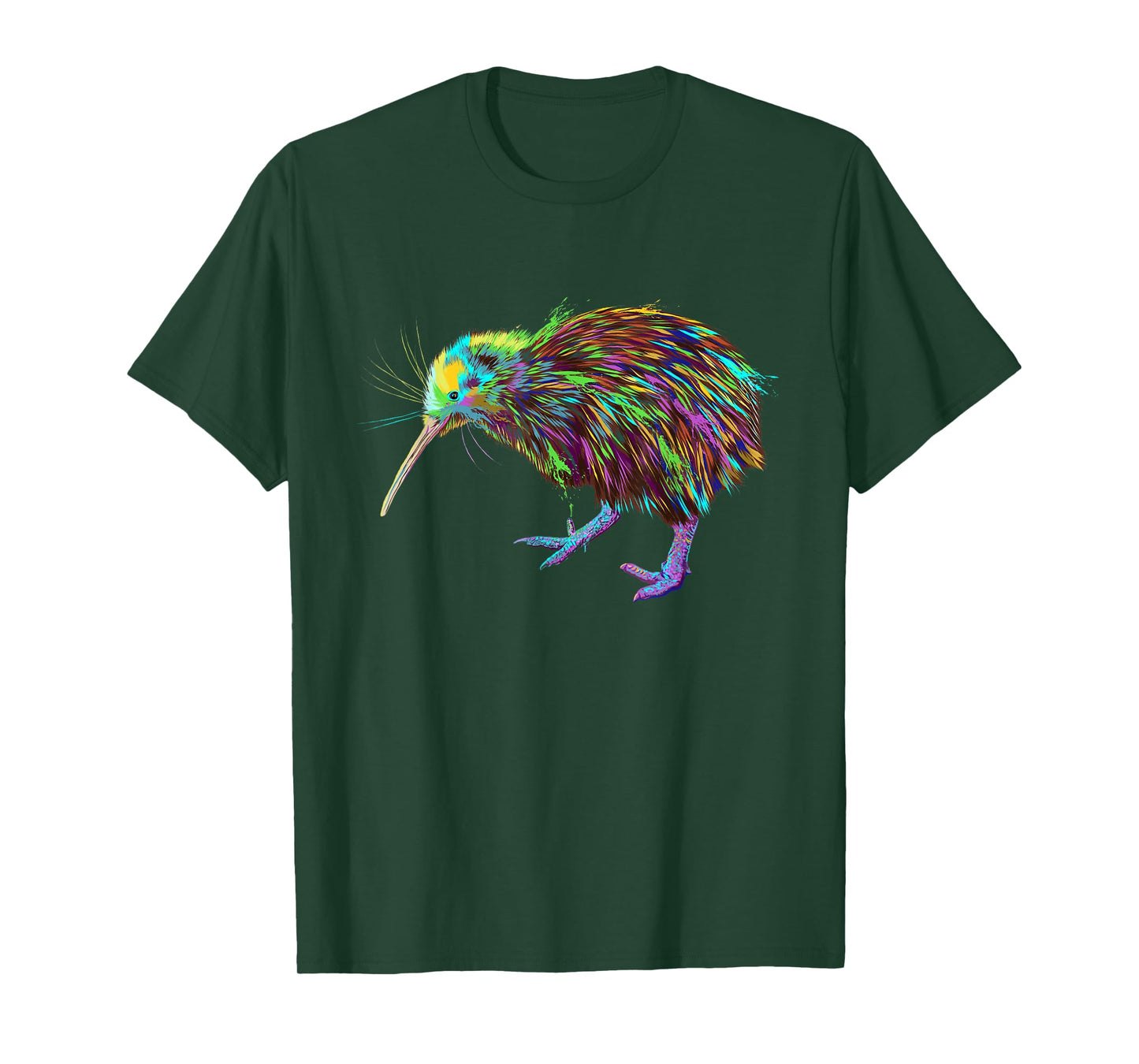 Colourful Kiwi Bird T-Shirt
