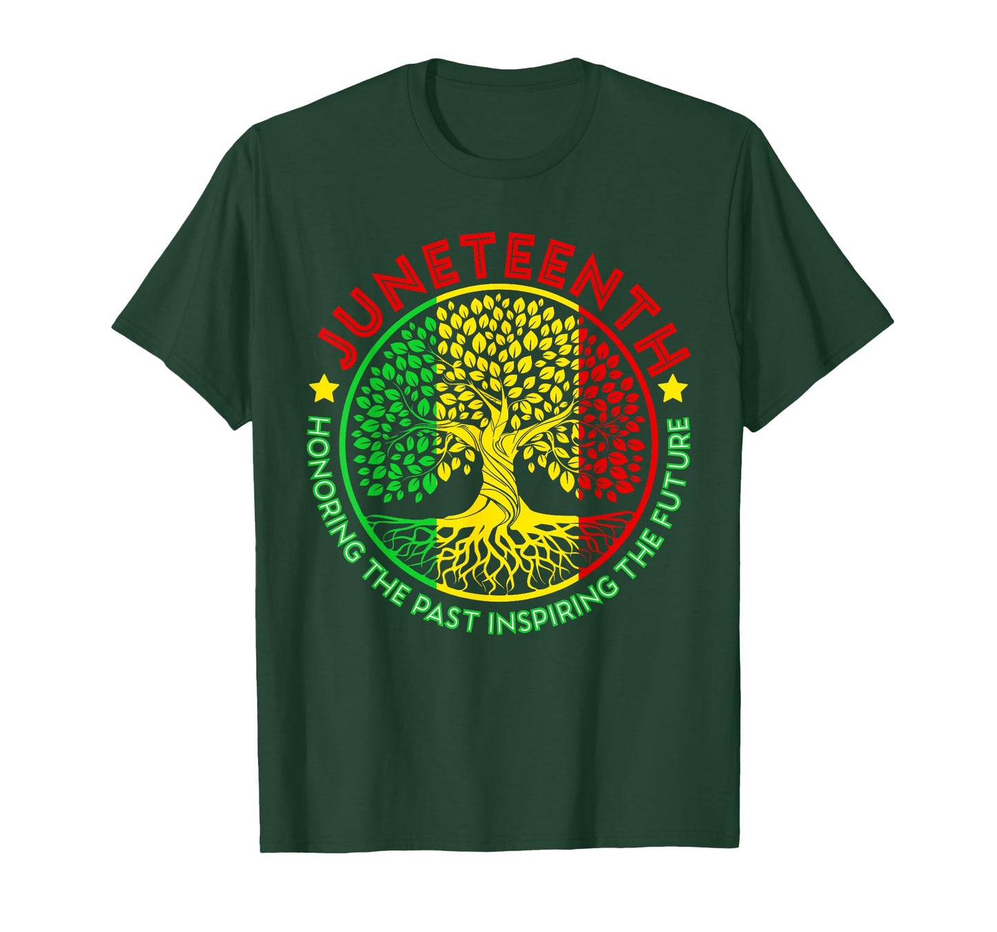 Honoring The Past Inspiring The Future Juneteenth Teacher T-Shirt