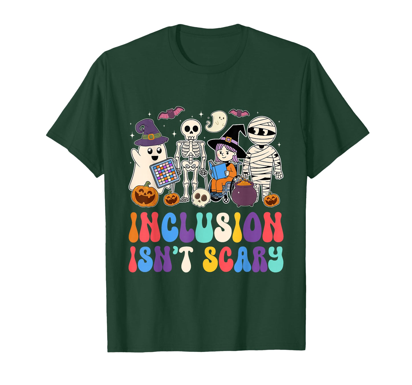 Inclusion Isn’t Scary Halloween SPED Teacher T-Shirt