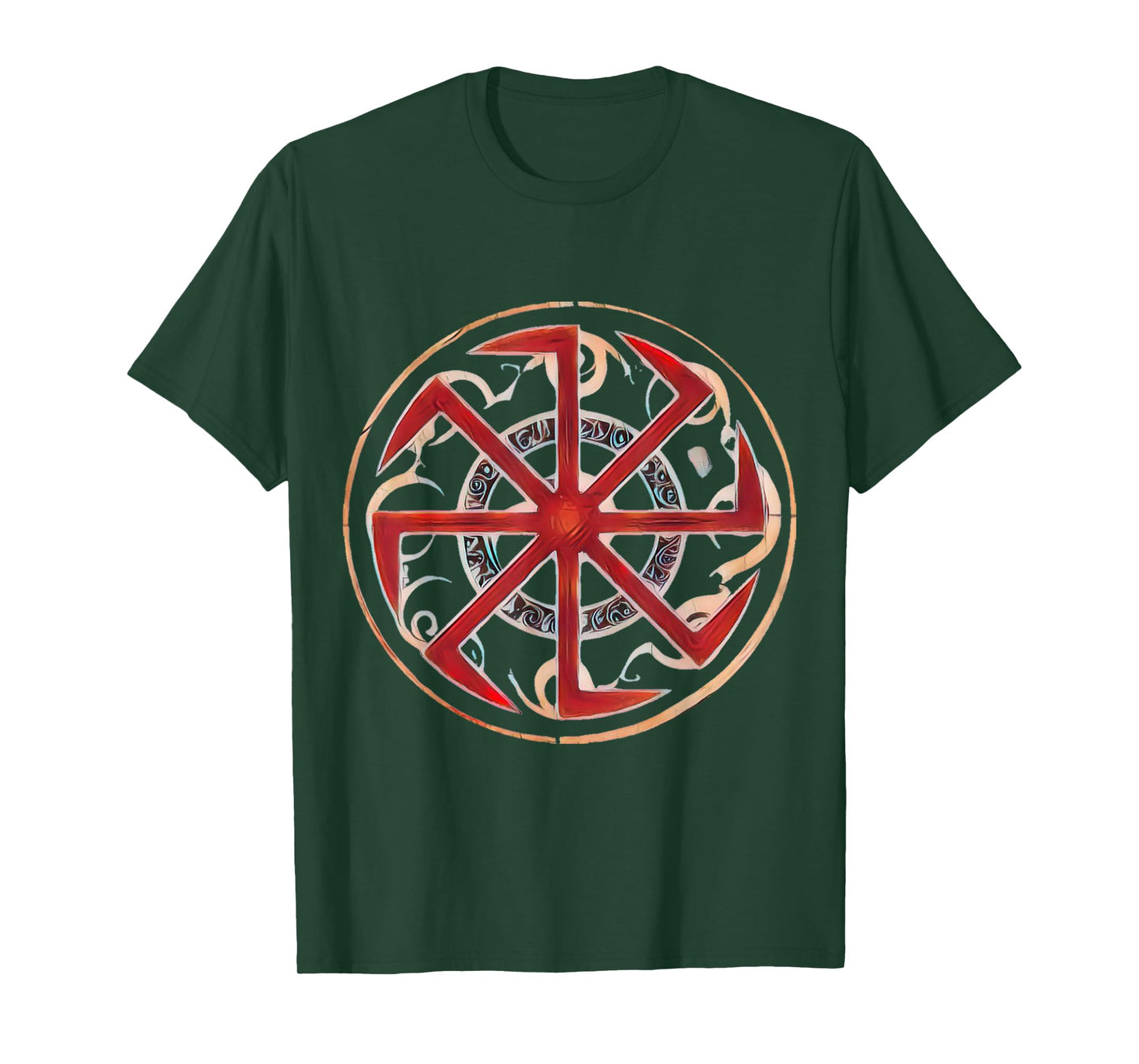 Kolovrat Slavic Protective Rune T-Shirt