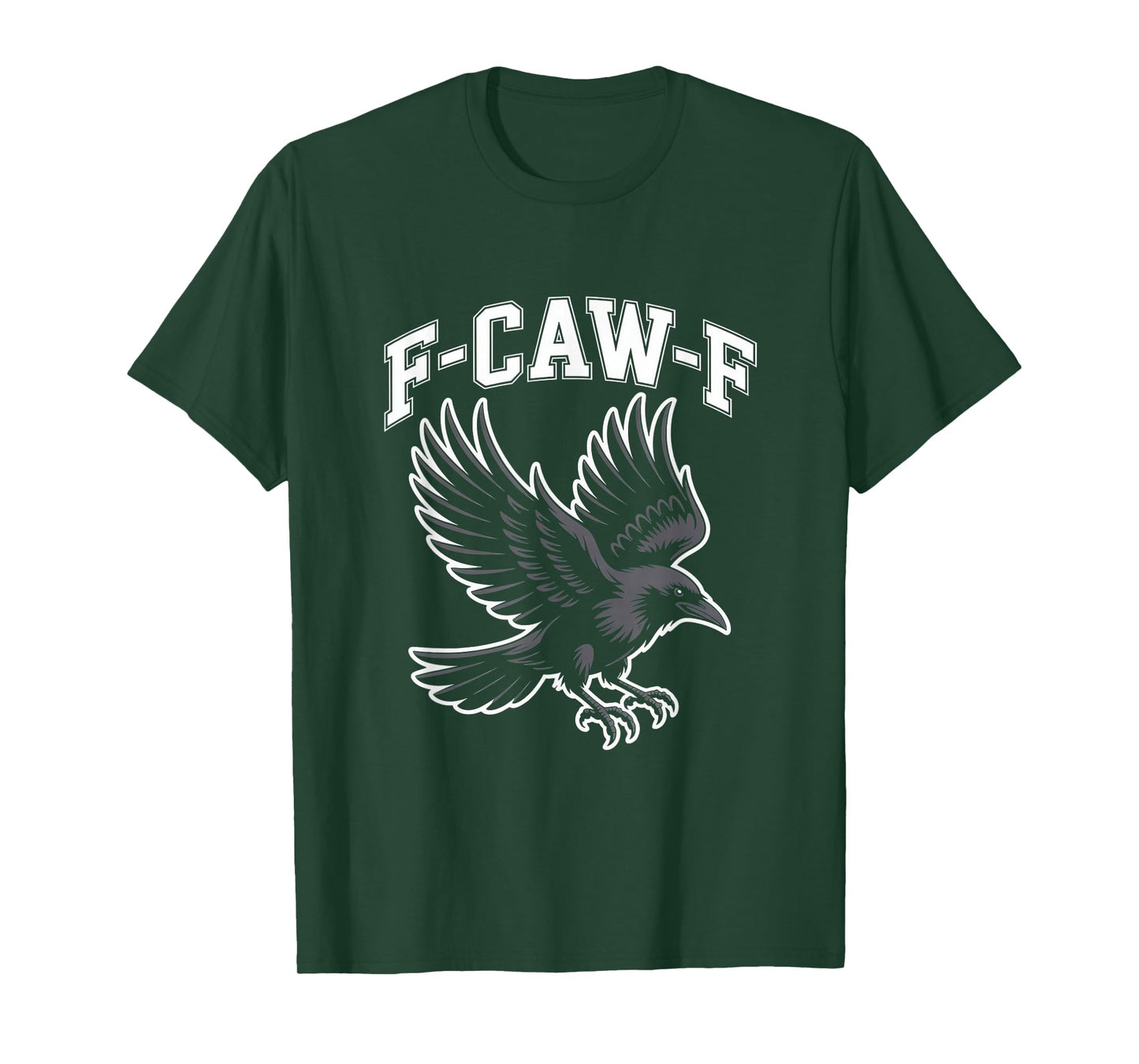 F CAW F Raven Crow Sarcasm Dark Humor Caw T-Shirt