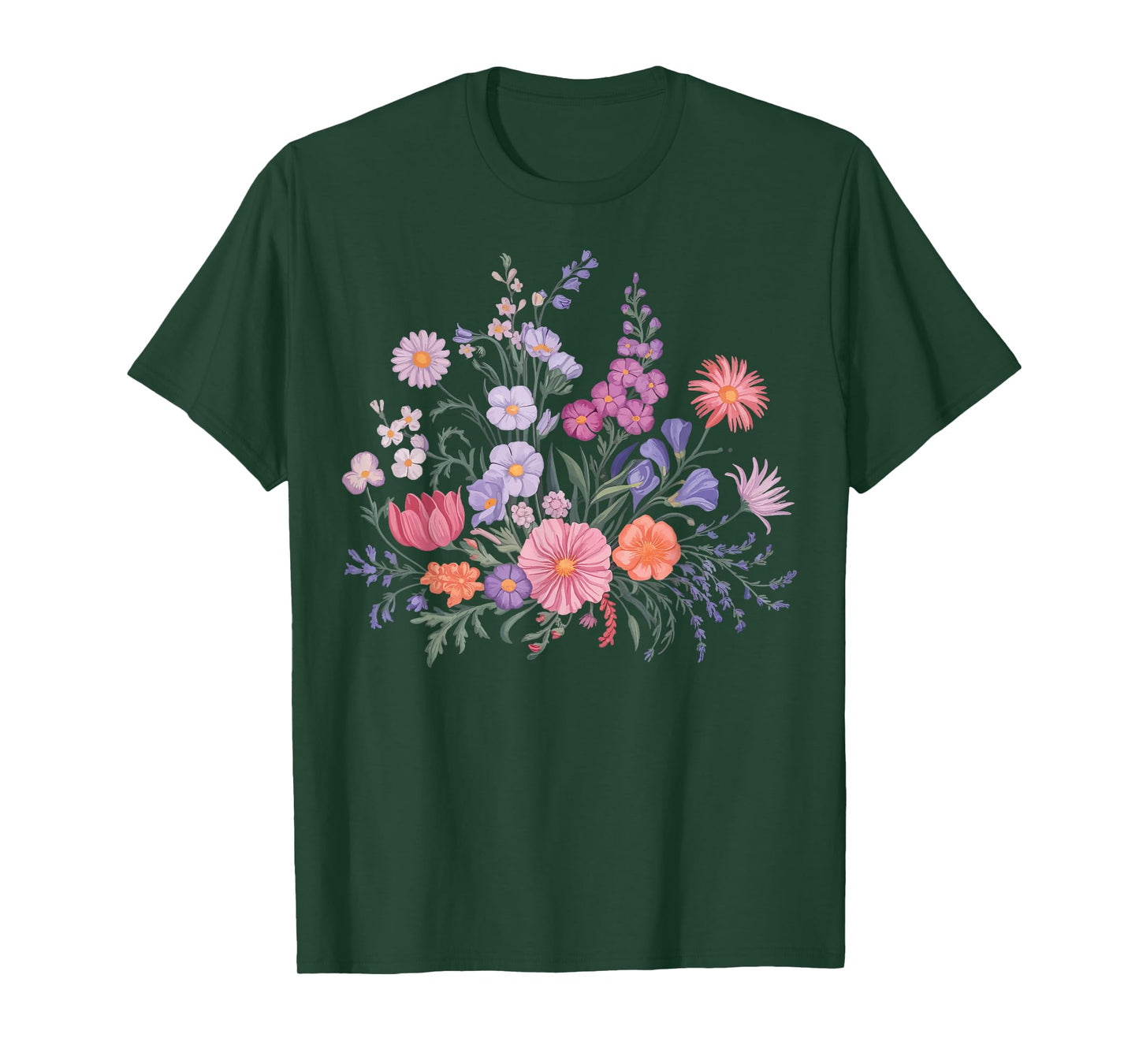 Wildflowers Nature Flowers Floral T-Shirt