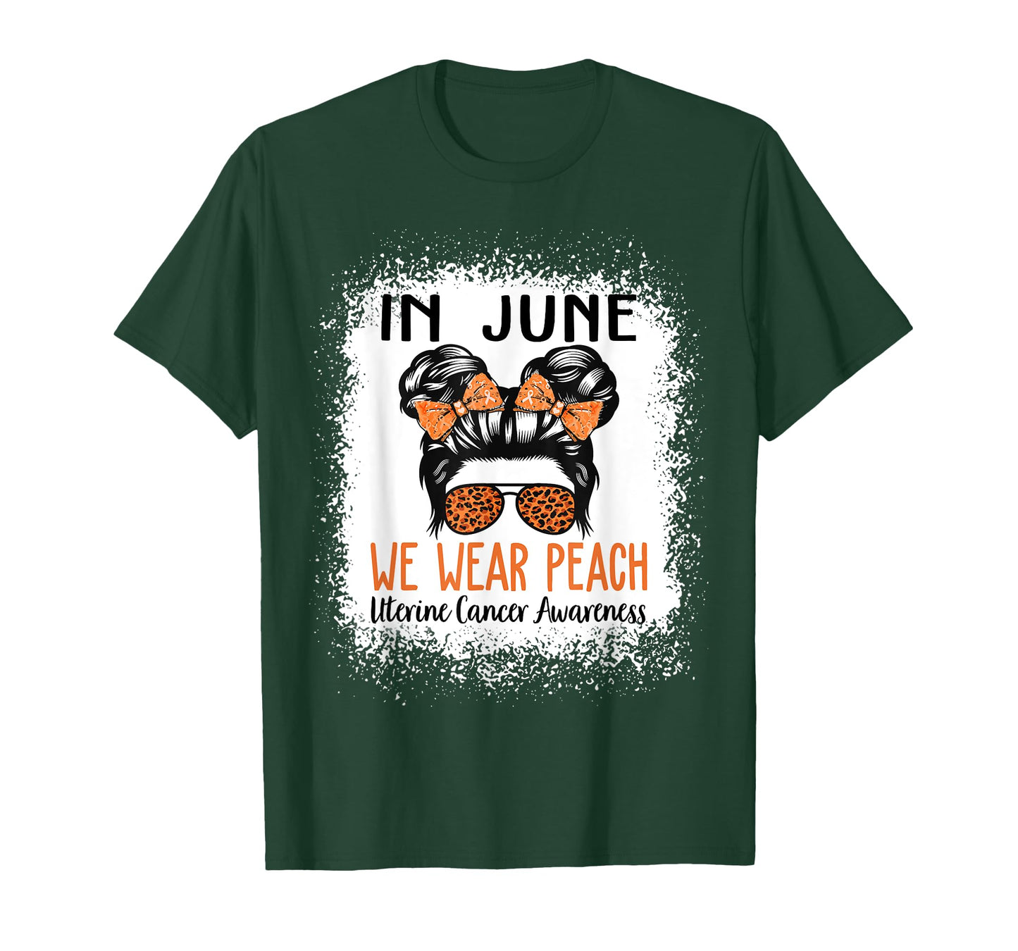 In June We Wear Peach For Uterine Cancer Awareness T-Shirt