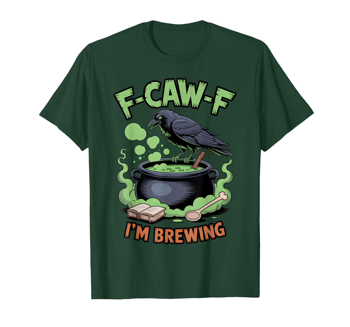 Black Crow, F-Caw-F Funny Black Bird Moon Bird Lover f-caw-f T-Shirt