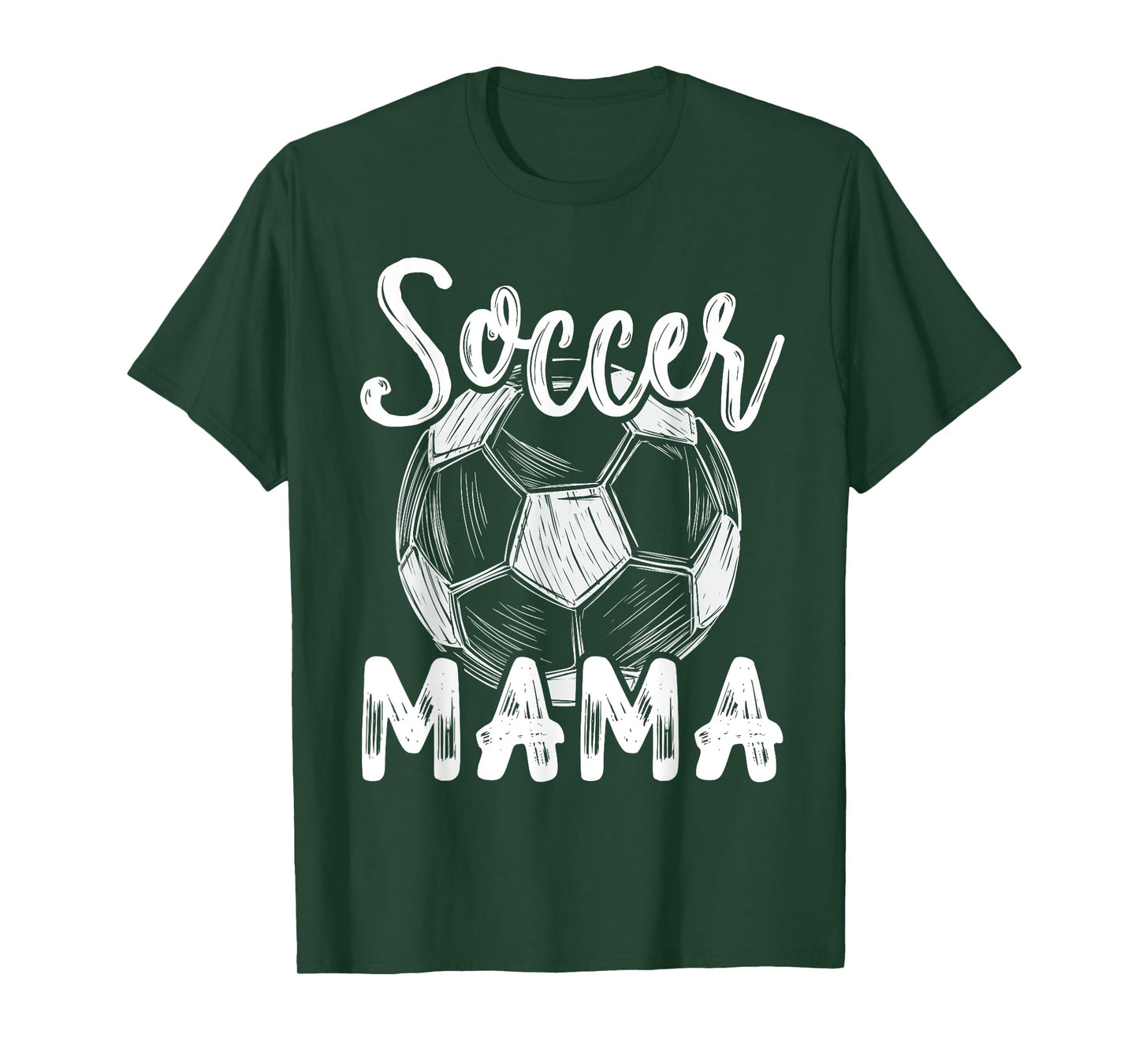 Soccer Mama Women Family Matching Team Player Soccer Ball T-Shirt