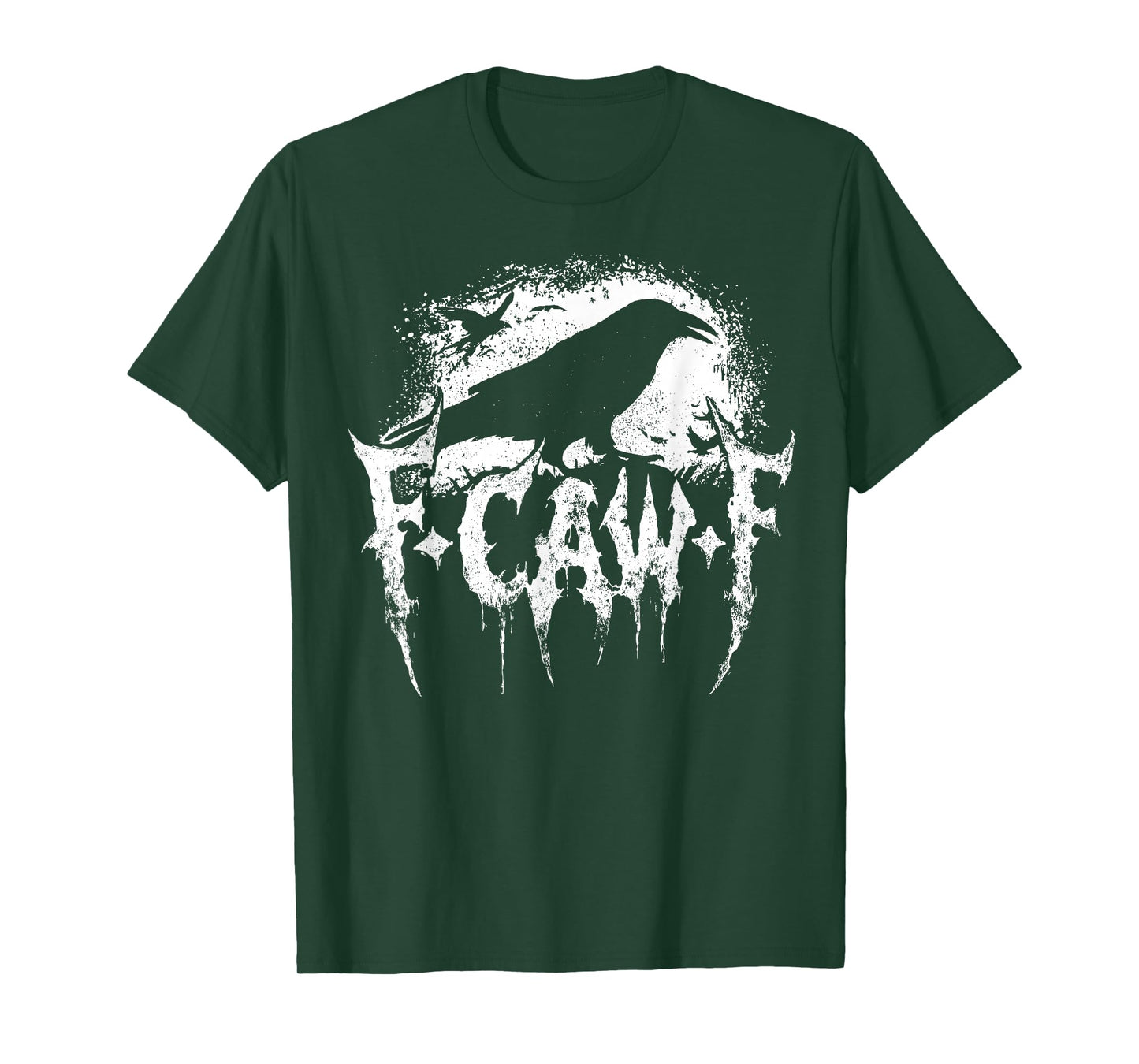 F Caw F Crow Moon Gothic T-Shirt