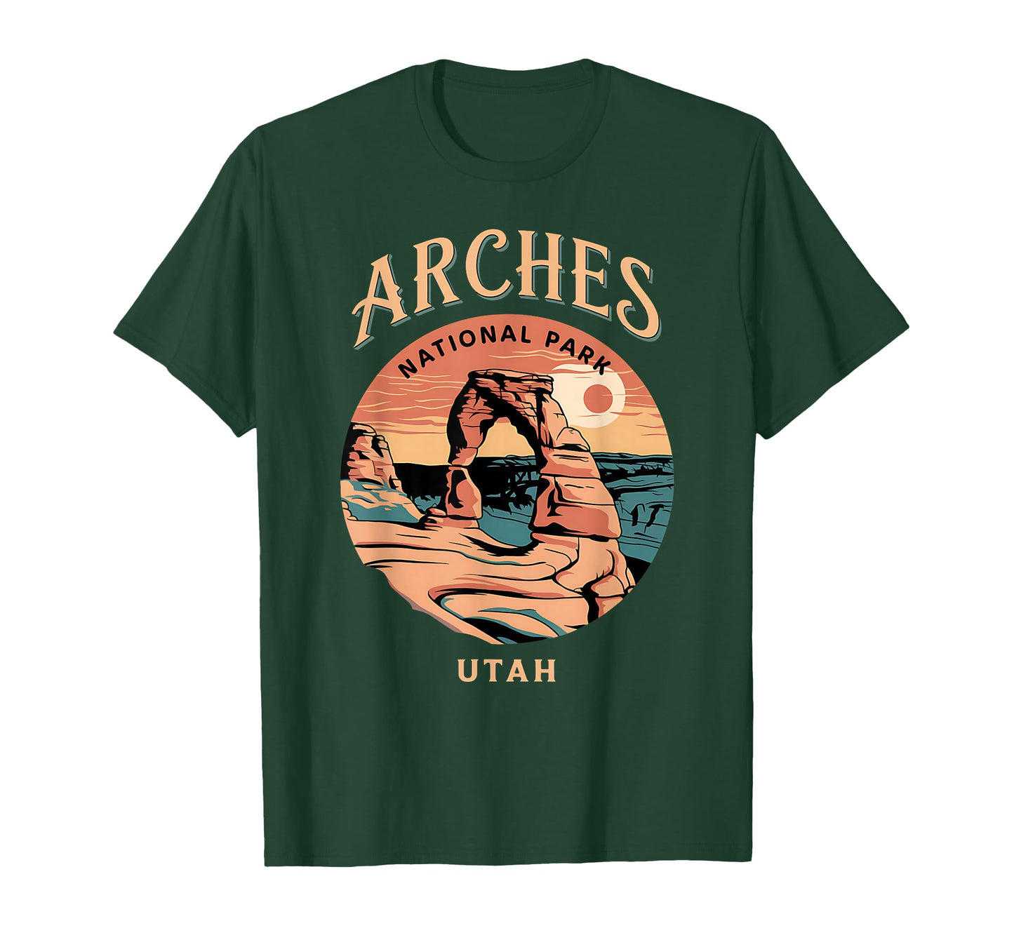 Hiking Camping Adventure Explorer Arches National Park Utah T-Shirt