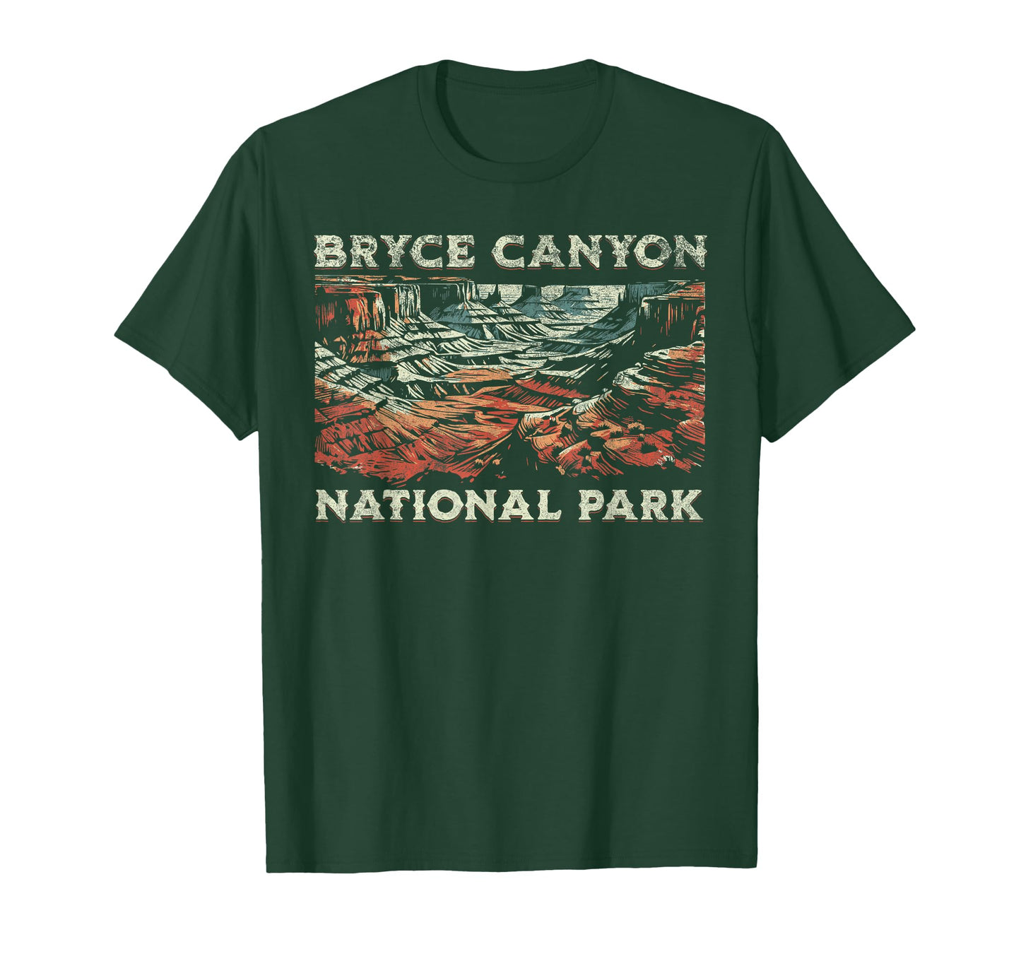 Bryce Canyon National Park T-Shirt, Small, Grey
