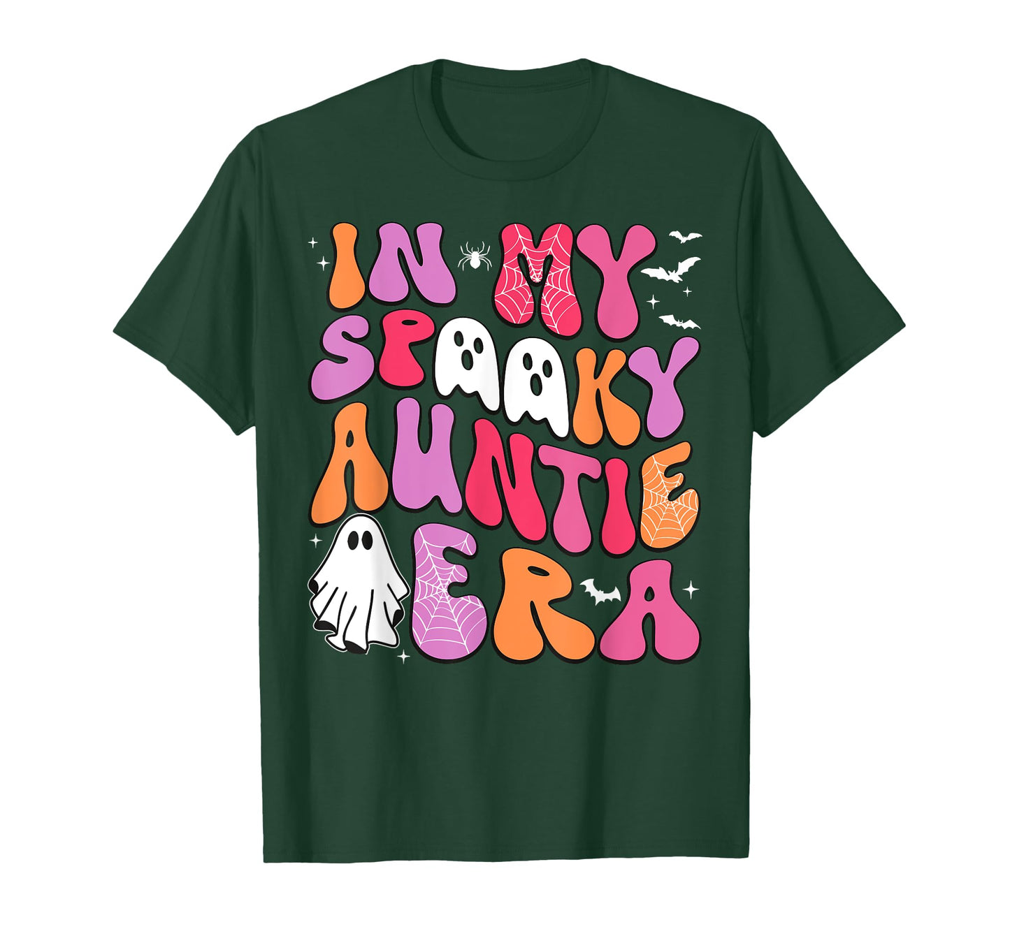 In My Spooky Auntie Era Auntie Halloween Funny Spooky Aunt T-Shirt