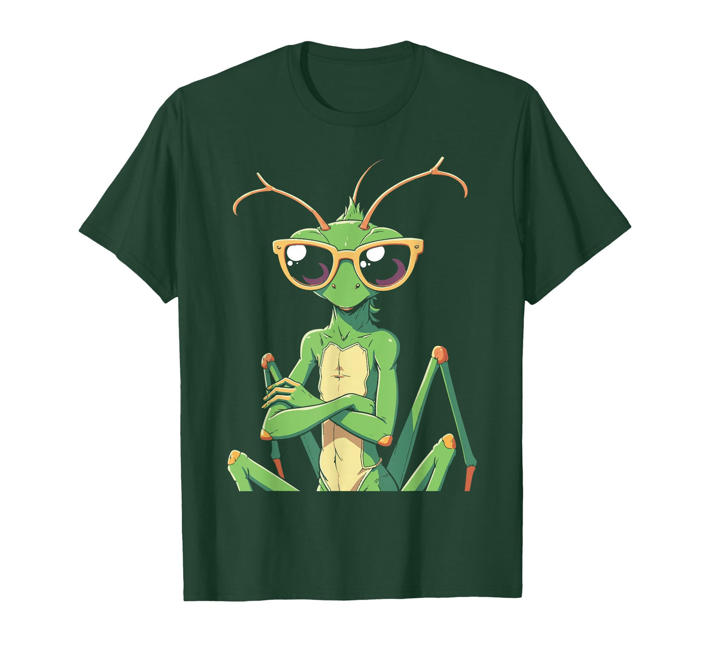 Praying Mantis For Kids Boys Girls Men Women Bug Insect T-Shirt