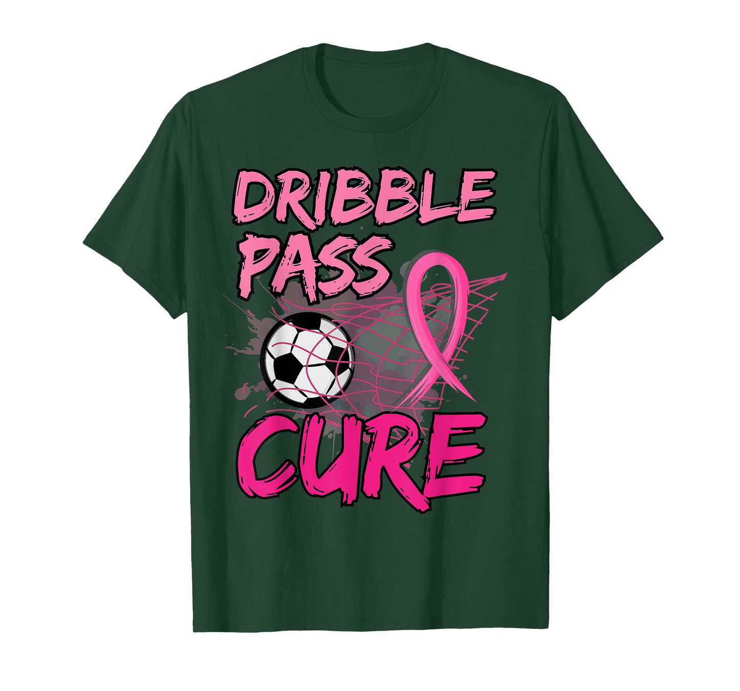 Breast Cancer Awareness Soccer Pink for Boys Kids Toddler T-Shirt