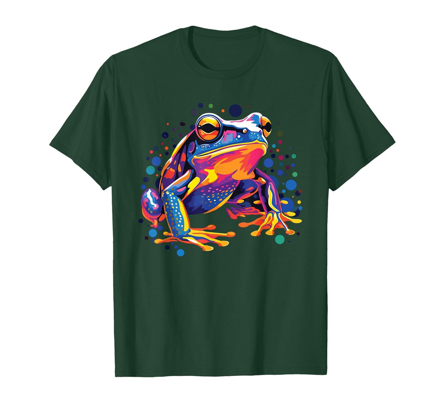 Watercolor Colorful Frog T-Shirt
