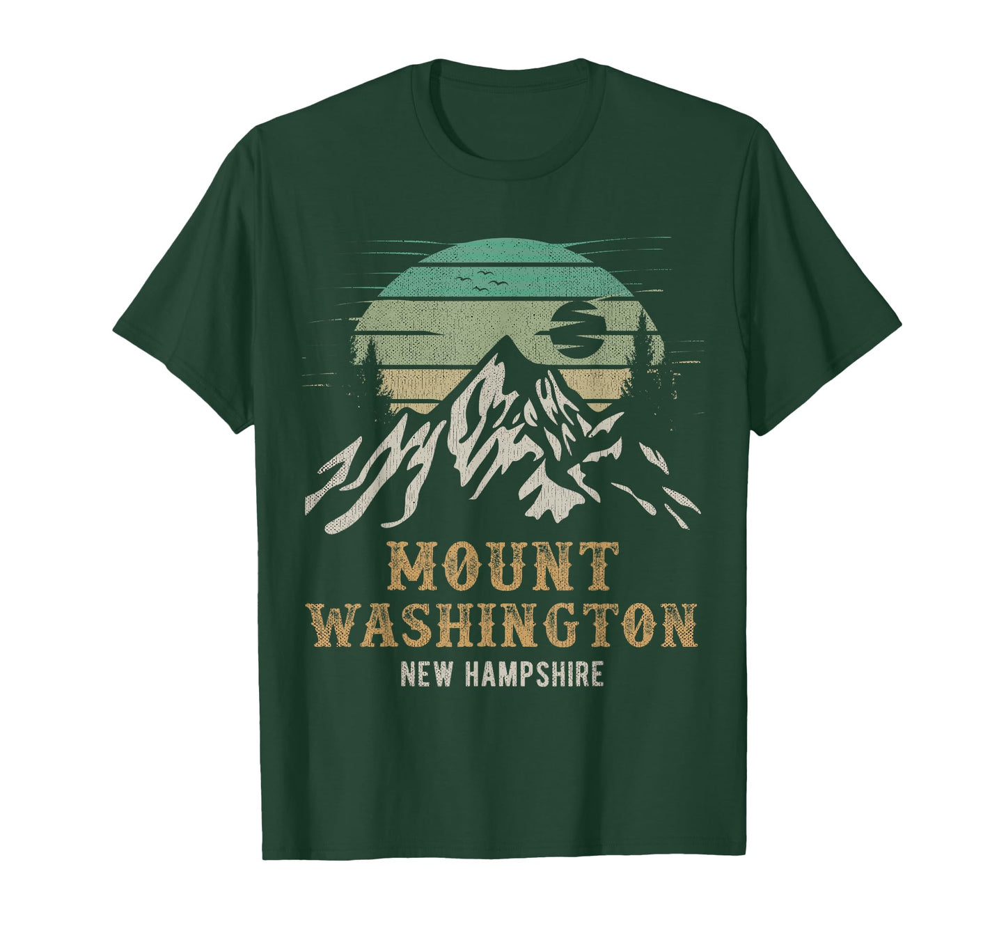 Retro Mount Washington NH Merchandise Hiking Mt Washington T-Shirt