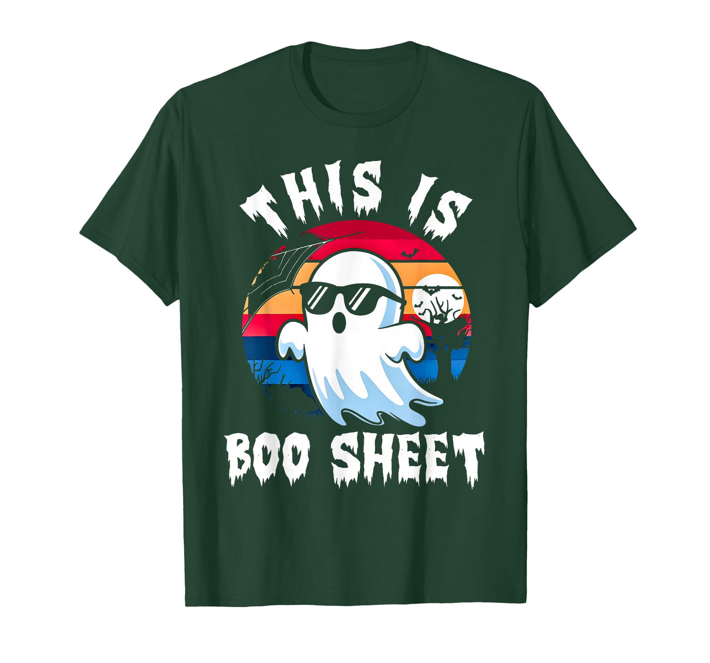 This is Boo Sheet Boo Ghost Halloween Men Women Kids T-Shirt