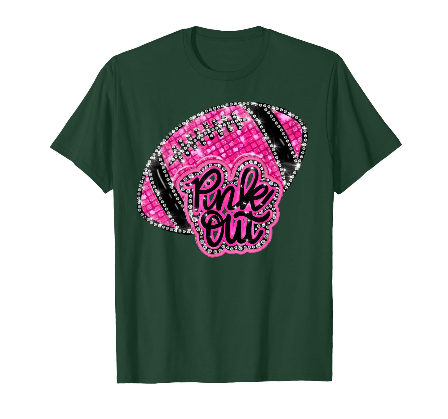 Tackle Pink Out American Football Breast Cancer Awareness T-Shirt
