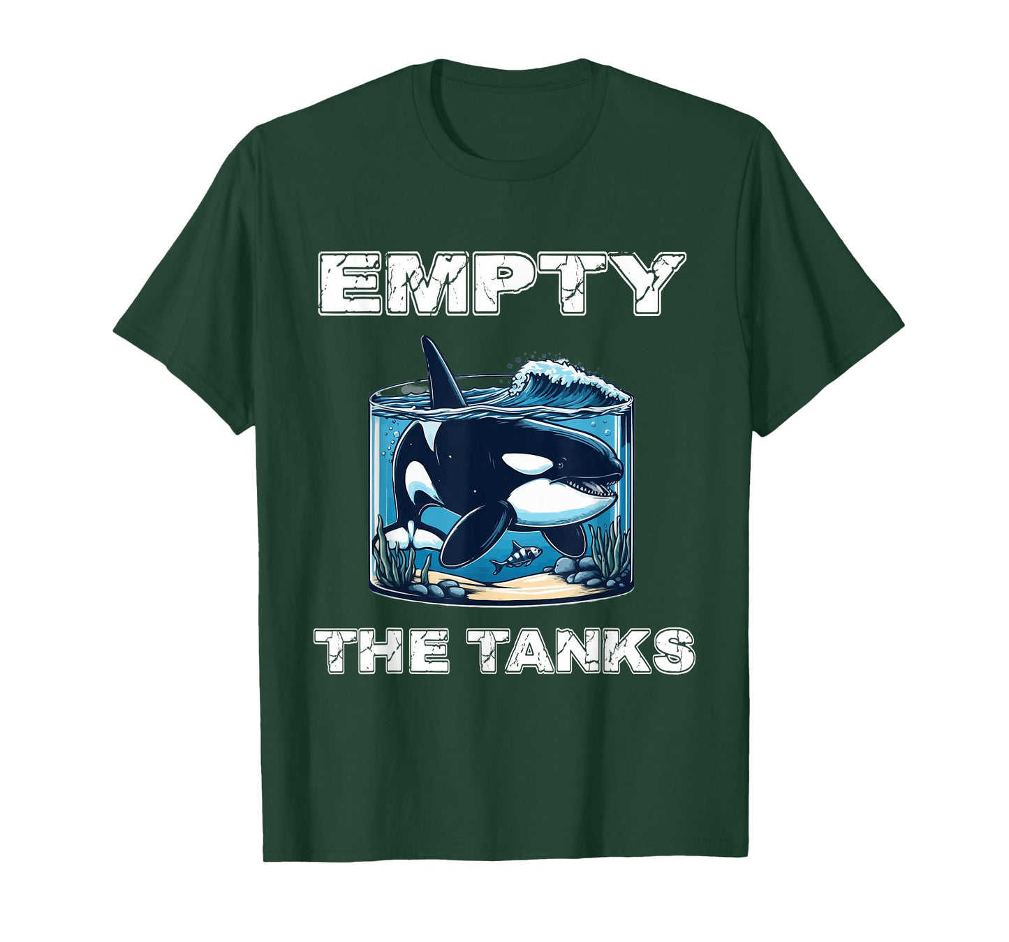 Empty The Tanks - Orca Rescue - Whale - Orca T-Shirt