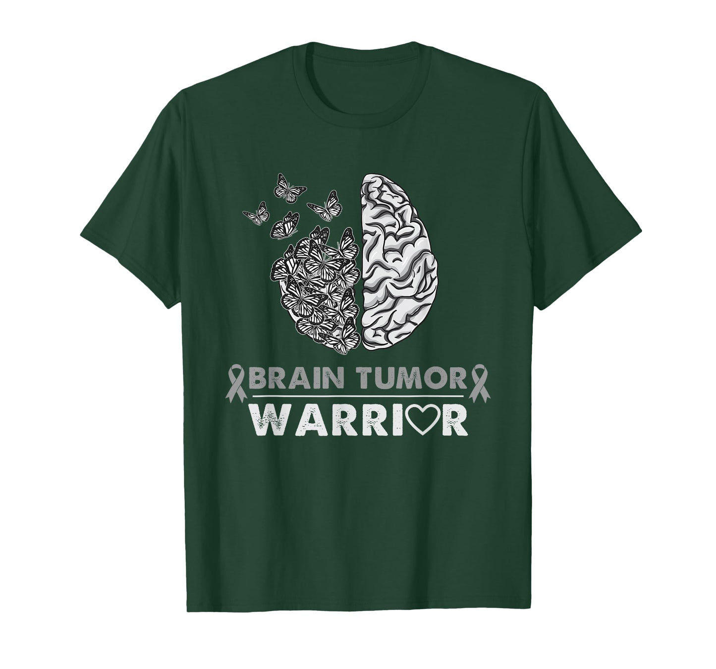 Brain Tumor Warrior Brain Tumor Awareness T-Shirt