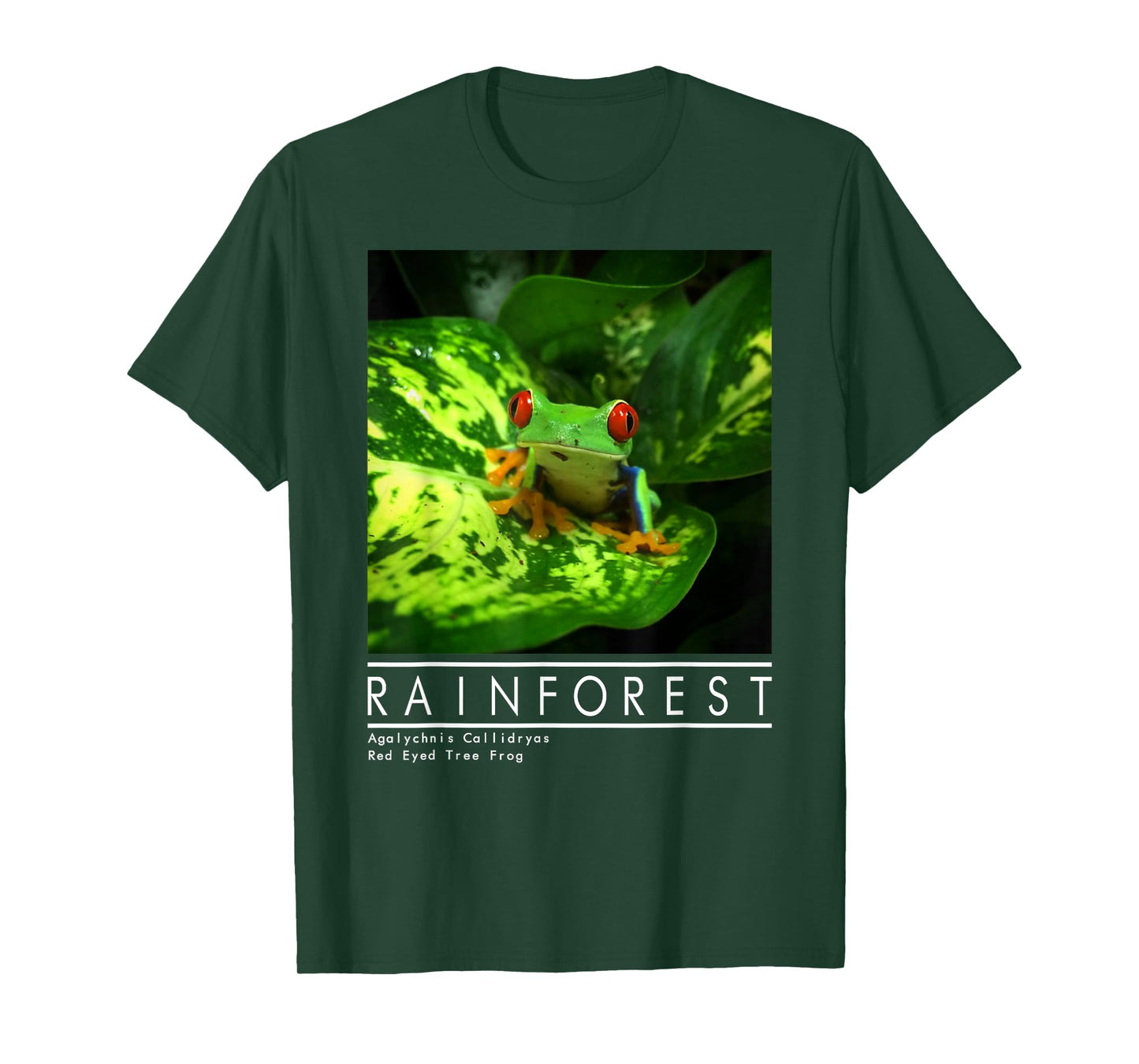 Red Eyed Tree Frog Rainforest Amphibian T-Shirt