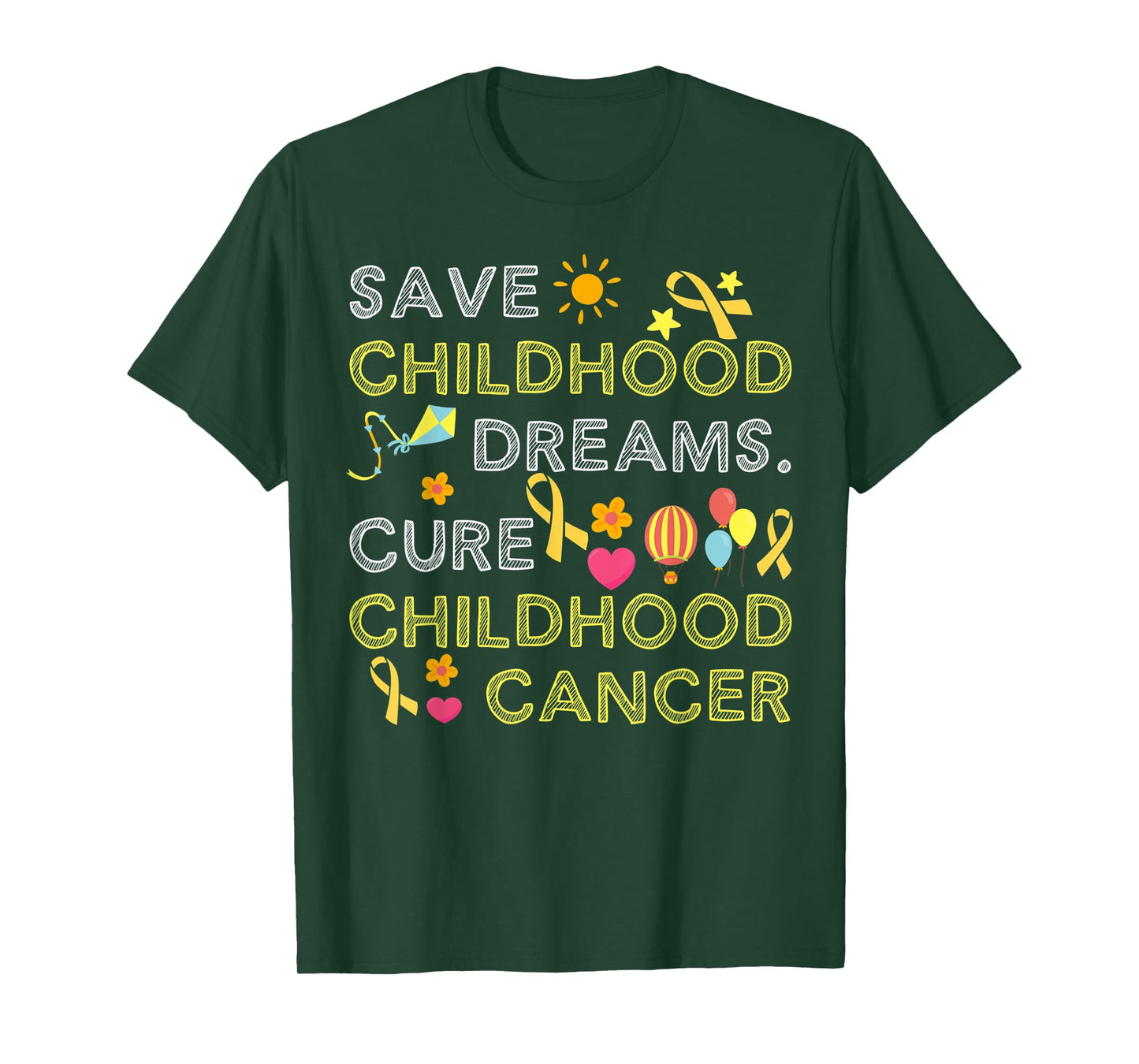 Save childhood dreams Cure Childhood Cancer T-Shirt