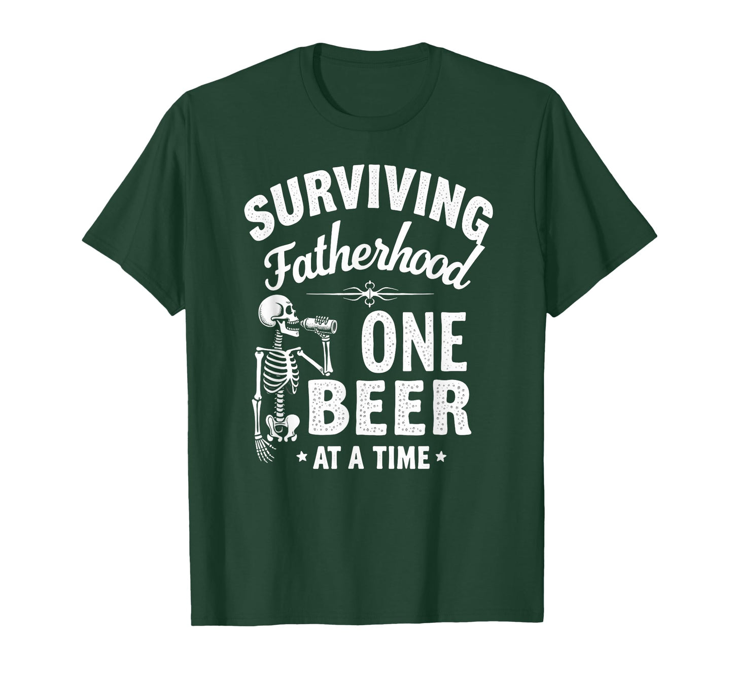 Dad Joke Surviving Fatherhood One Beer at A Time T-Shirt
