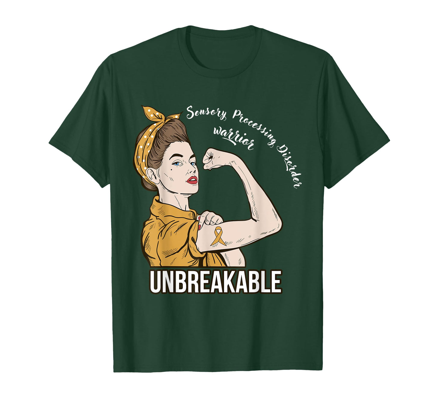 Sensory Processing Disorder Awareness Warrior SPD Support T-Shirt