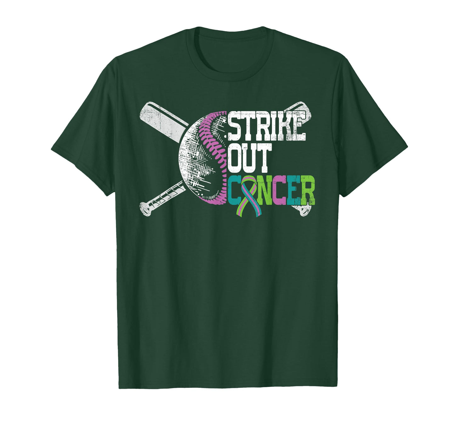 Metastatic Breast Cancer Awareness Shirt Strike Out Cancer T-Shirt