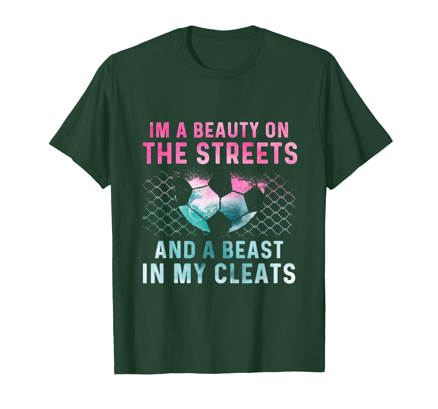 Girl Soccer Player Gifts Team Cleats Mom Goalie Captain T-Shirt
