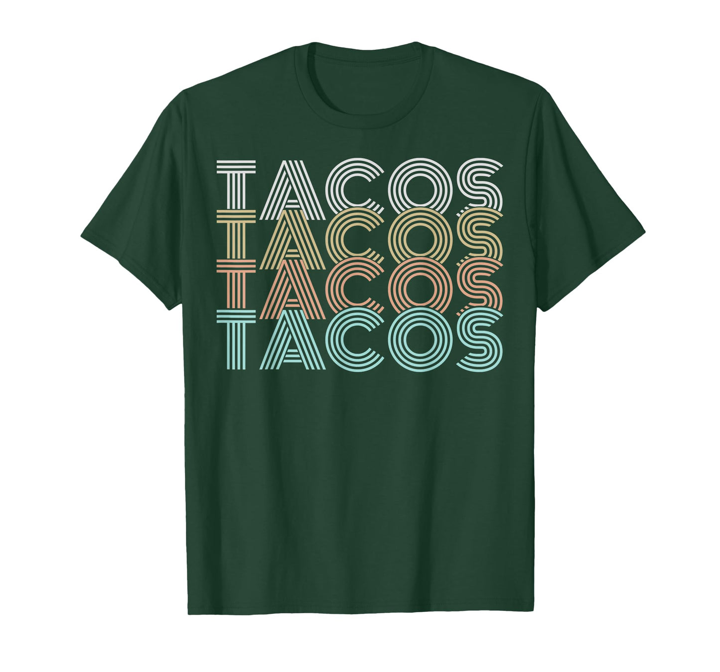 Cinco de Mayo Mexico Lovers Retro Vintage Tacos T-Shirt