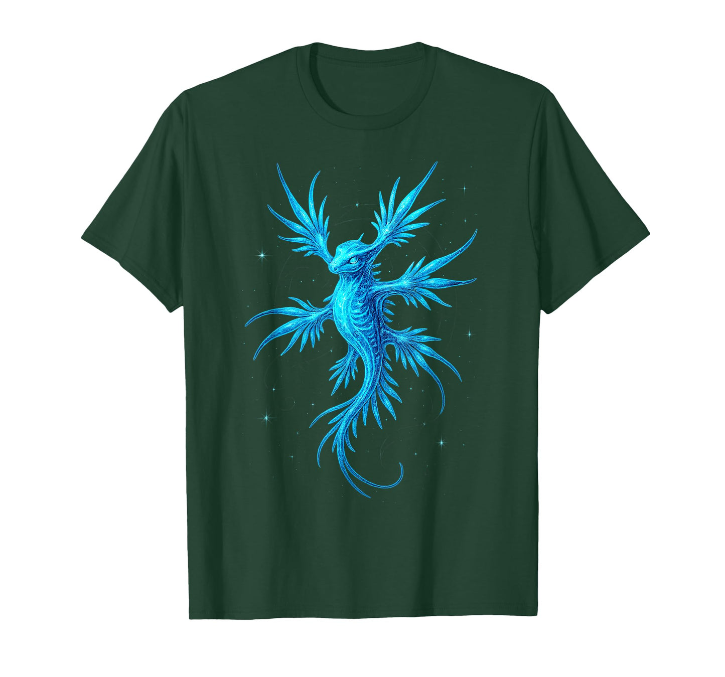 Blue Sea Dragon Glaucus Atlanticus Ocean Creature T-Shirt