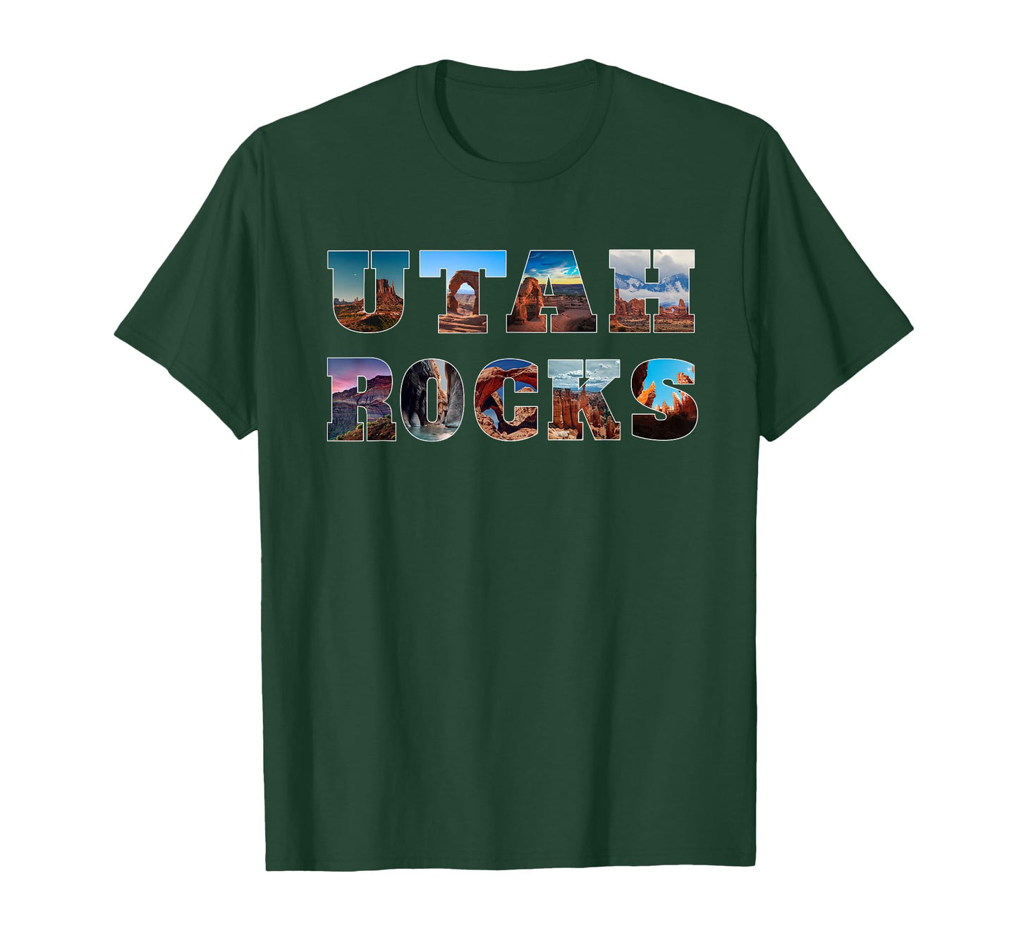 Utah Rocks, National Parks, Hiking, Rock Hunter Apparel T-Shirt