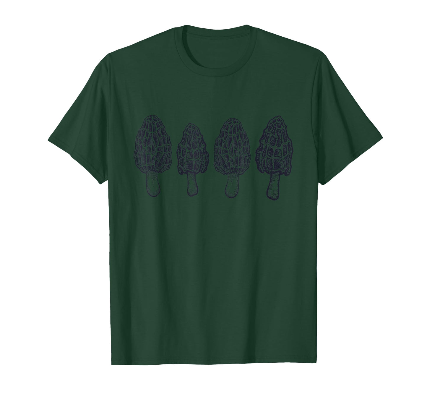 Morel Mushrooms Hunters Vintage Retro Gift T-Shirt