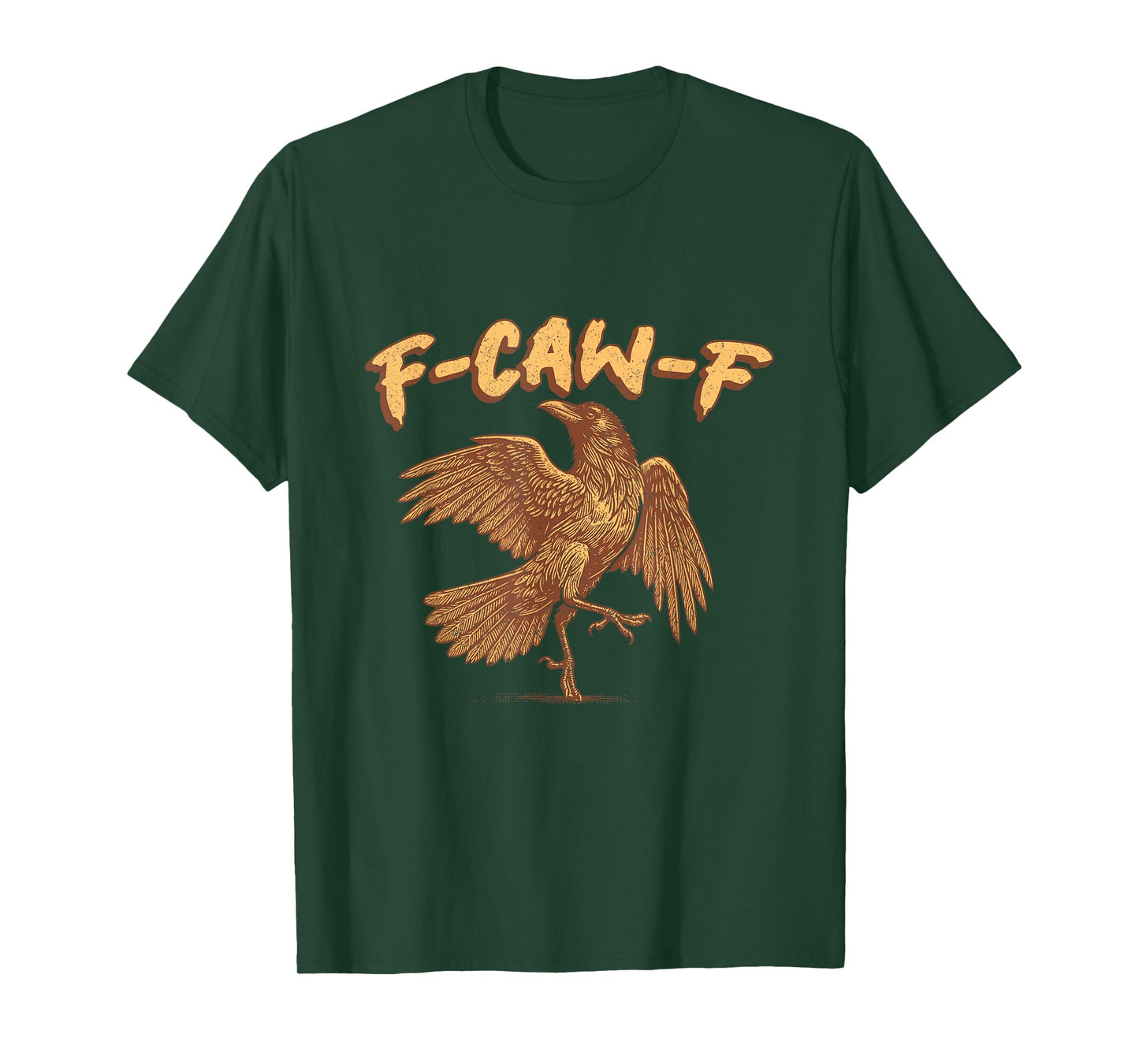 Black Crow F-Caw-F Funny Black Bird Raven Meme F Caw F T-Shirt