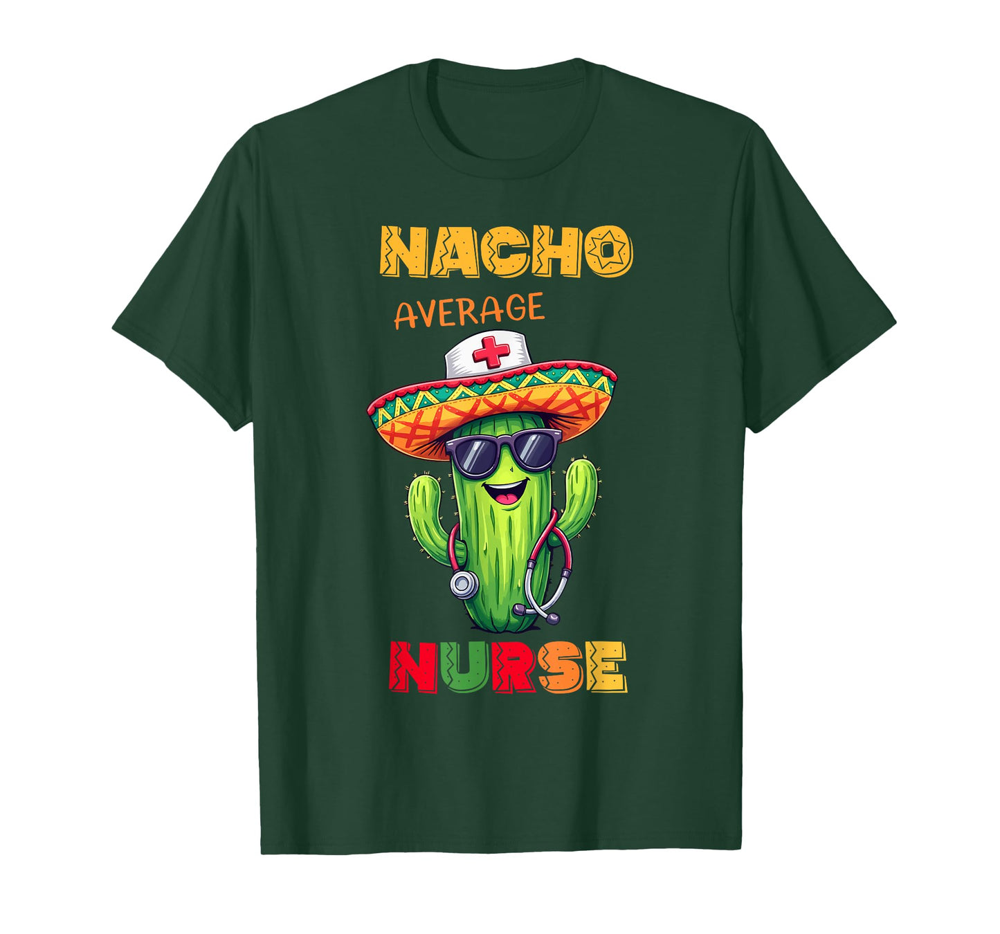 Nurse Cinco De Mayo Fiesta Mexican Nursing Taco Nurse T-Shirt