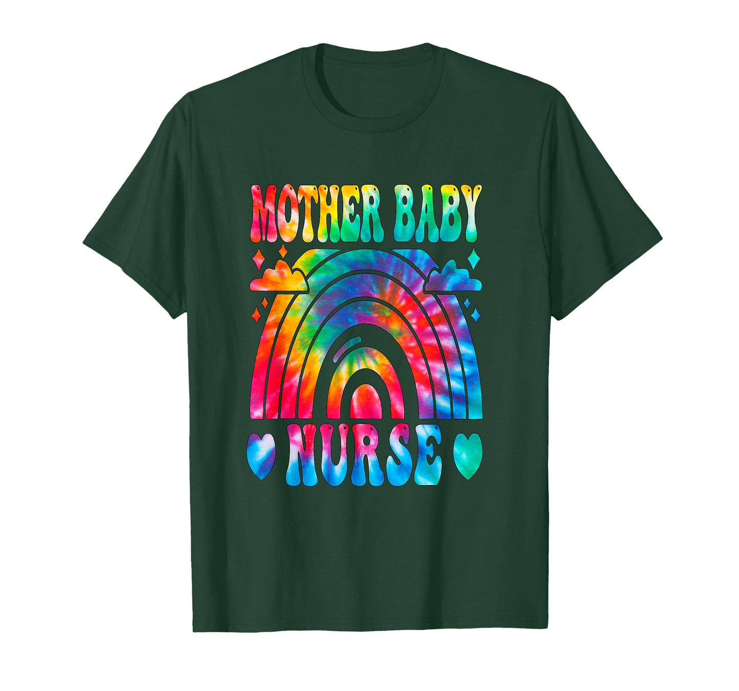 Postpartum Mother Baby Nurse Mom Baby Postpartum Nursing T-Shirt