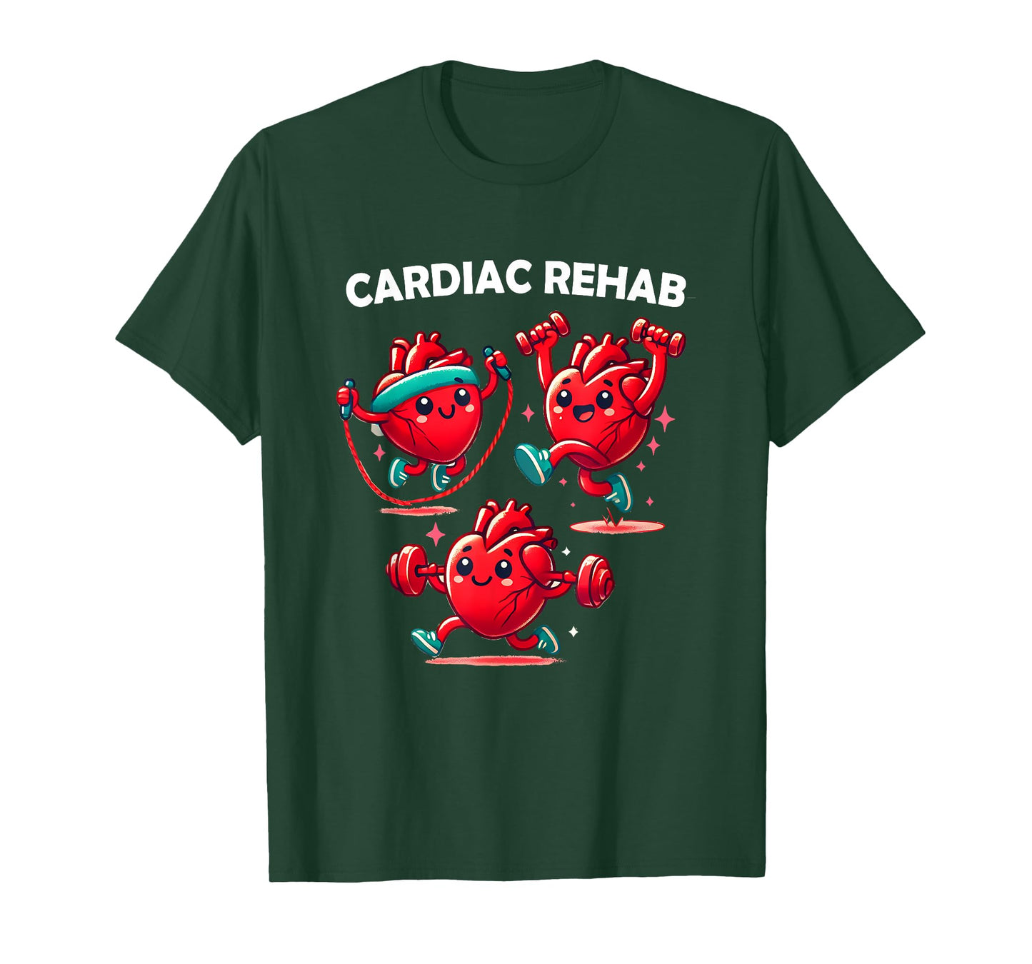 Cardiac Rehab Physical Therapist Nurse Rehab Team Rehabilita T-Shirt