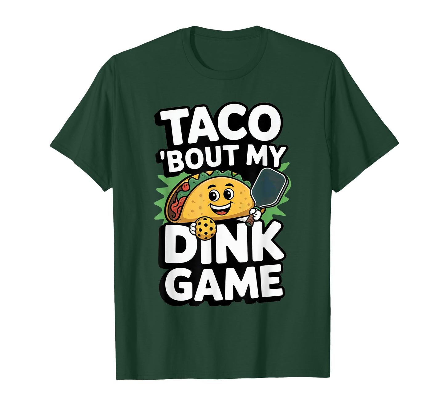 Funny Pickleball Shirt Men Women Player Taco Lover Mexican T-Shirt