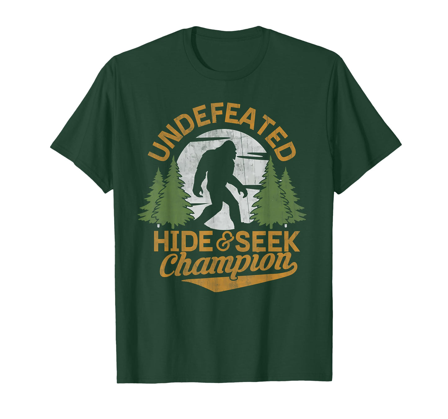 Bigfoot Hide and Seek Champion Sasquatch Stuff Men T-Shirt