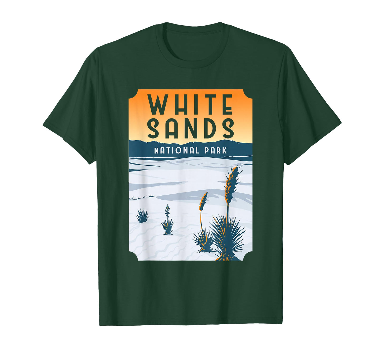 White Sands New Mexico US National Park Vintage Gift T-Shirt