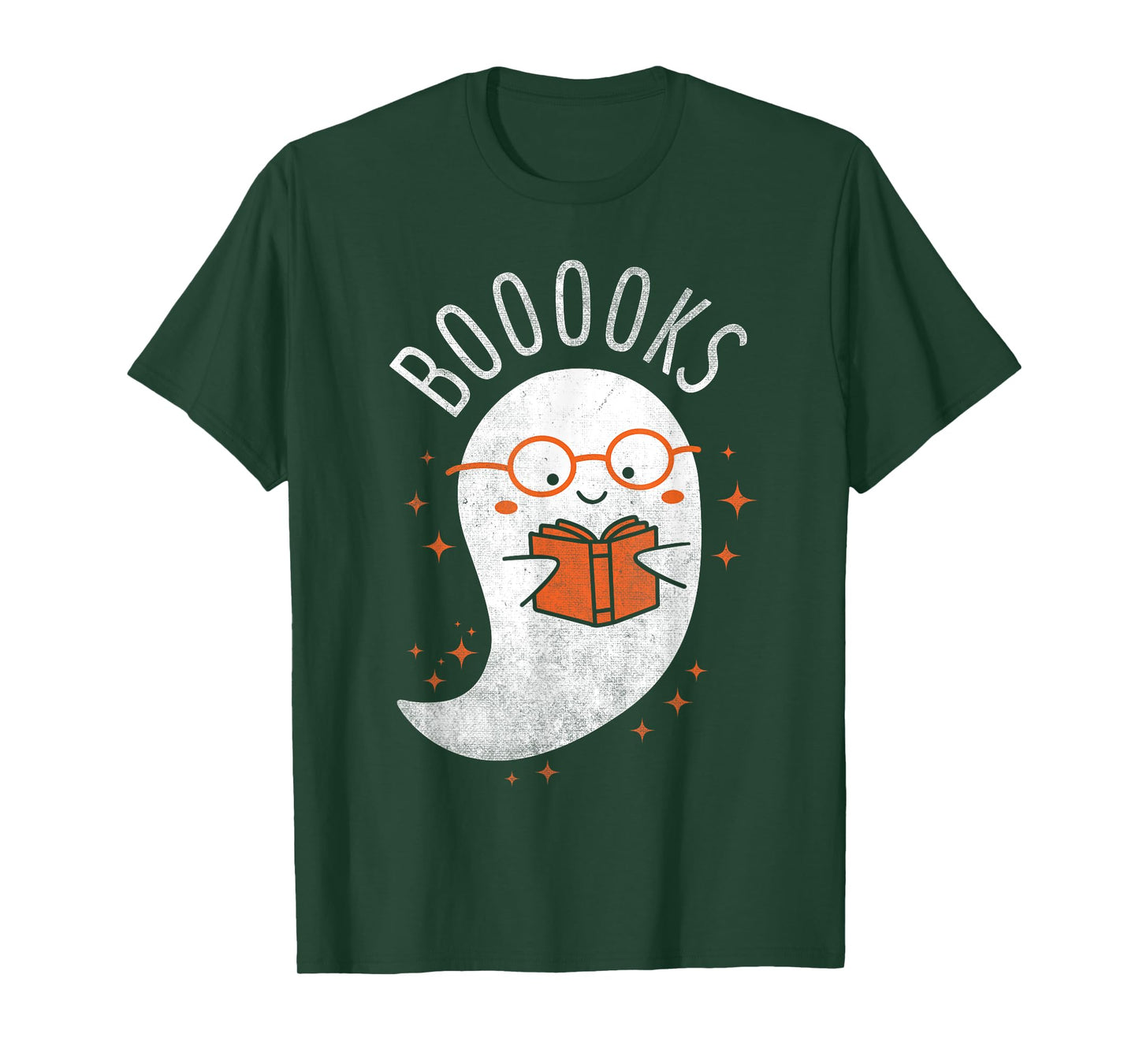 Booooks Ghost Funny Halloween Teacher Book Library Reading T-Shirt